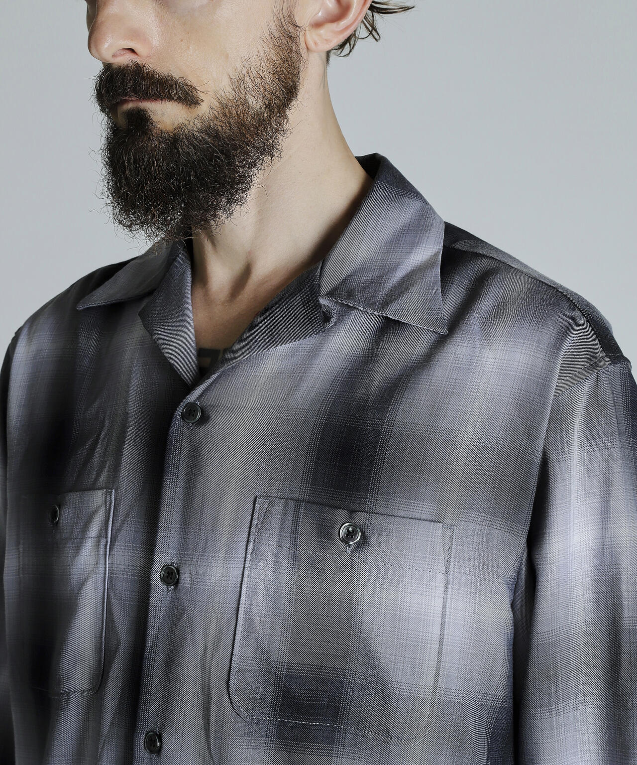 OMBRE LS SHIRT/オンブレ LSシャツ