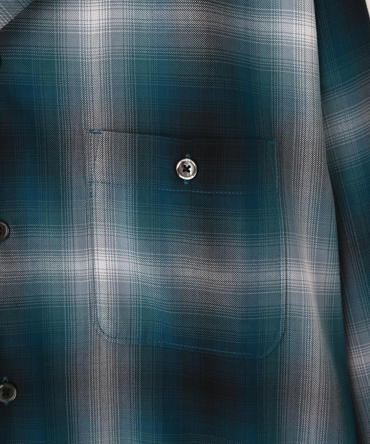 OMBRE LS SHIRT/オンブレ LSシャツ