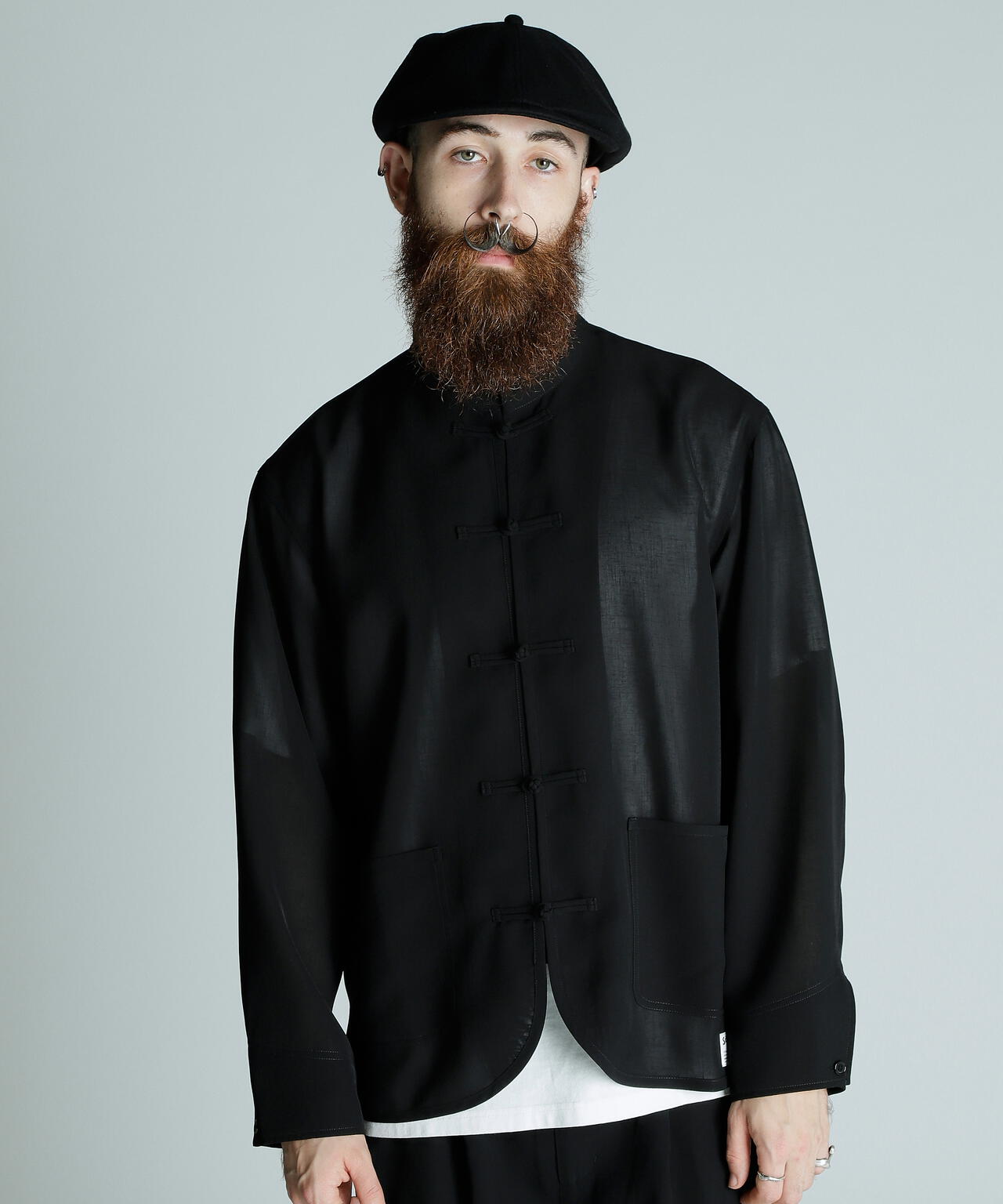 CHIFFON CHINESE JACKET/シフォンチャイニーズ ジャケット