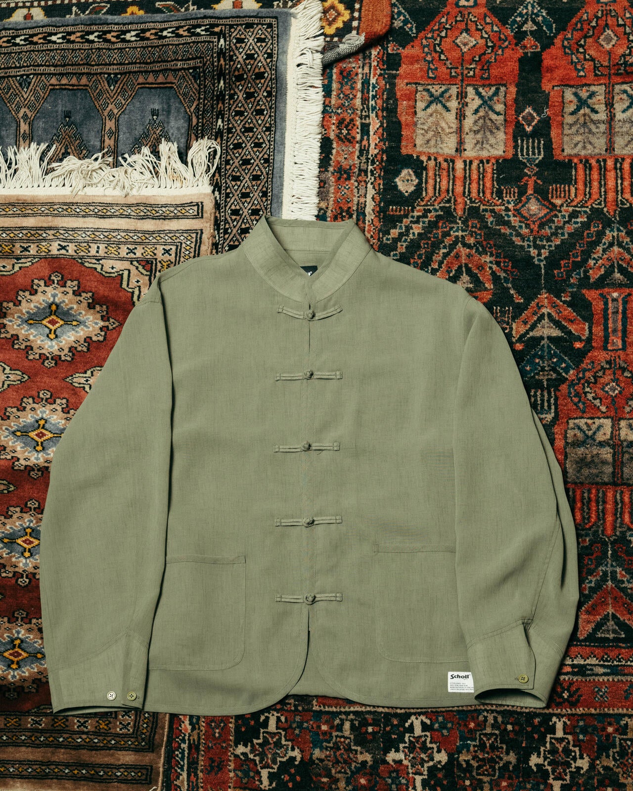 CHIFFON CHINESE JACKET/シフォンチャイニーズ ジャケット