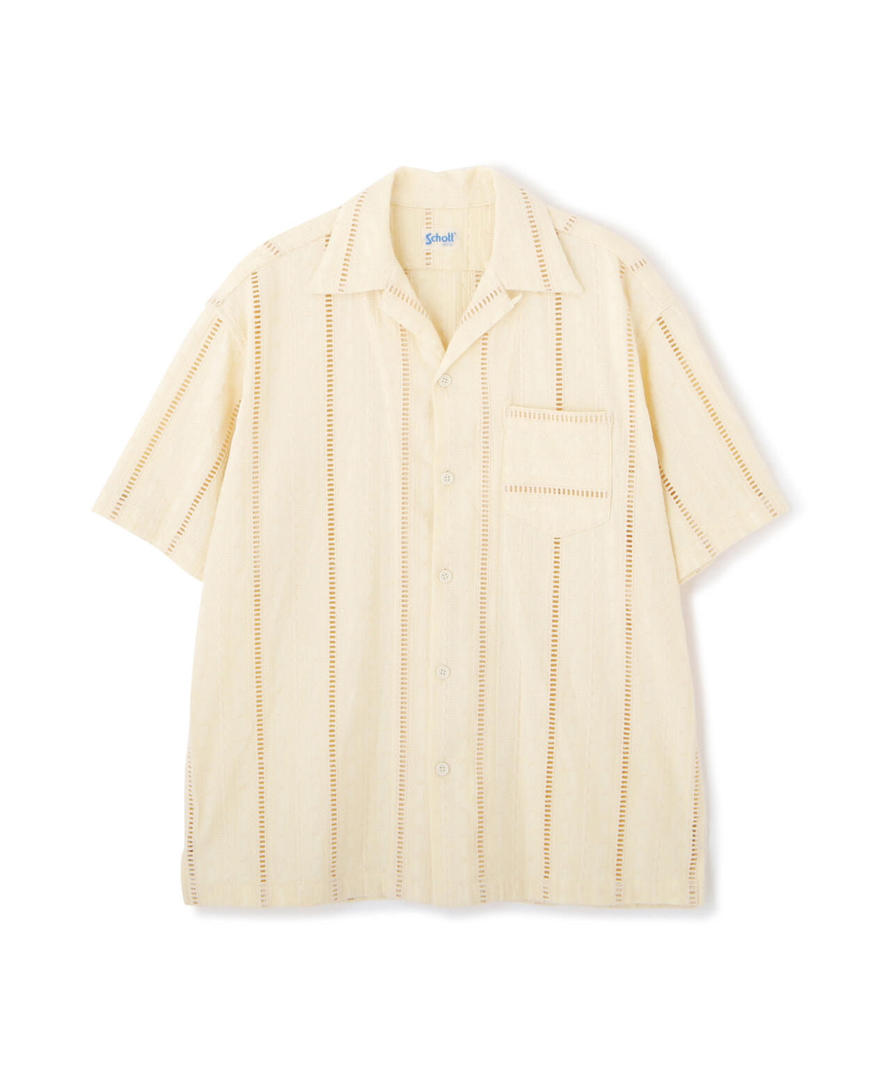 CR SHIRT EMBROIDERY/コットン レーヨン 刺繍シャツ