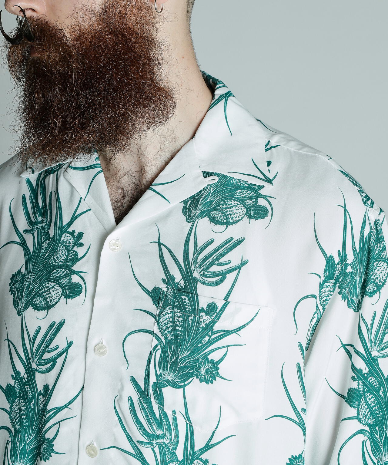 RAYON SHIRT CACTUS/レーヨンシャツ カクタス