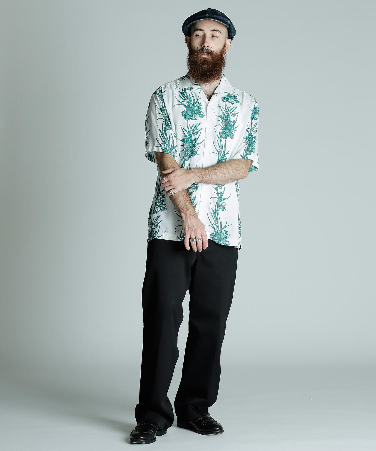 RAYON SHIRT CACTUS/レーヨンシャツ カクタス