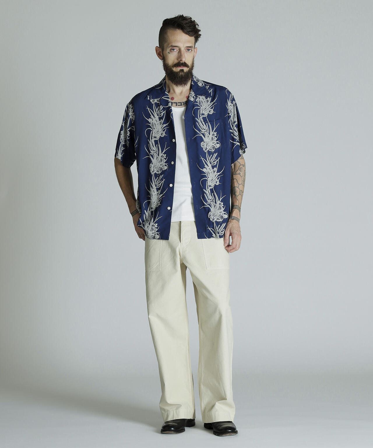 RAYON SHIRT CACTUS/レーヨンシャツ カクタス