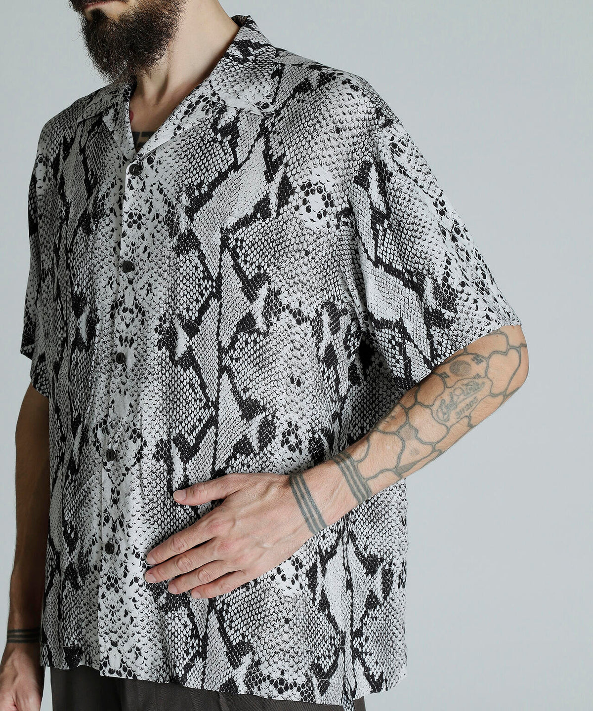 RAYON SHIRT PYTHON/レーヨンシャツ パイソン
