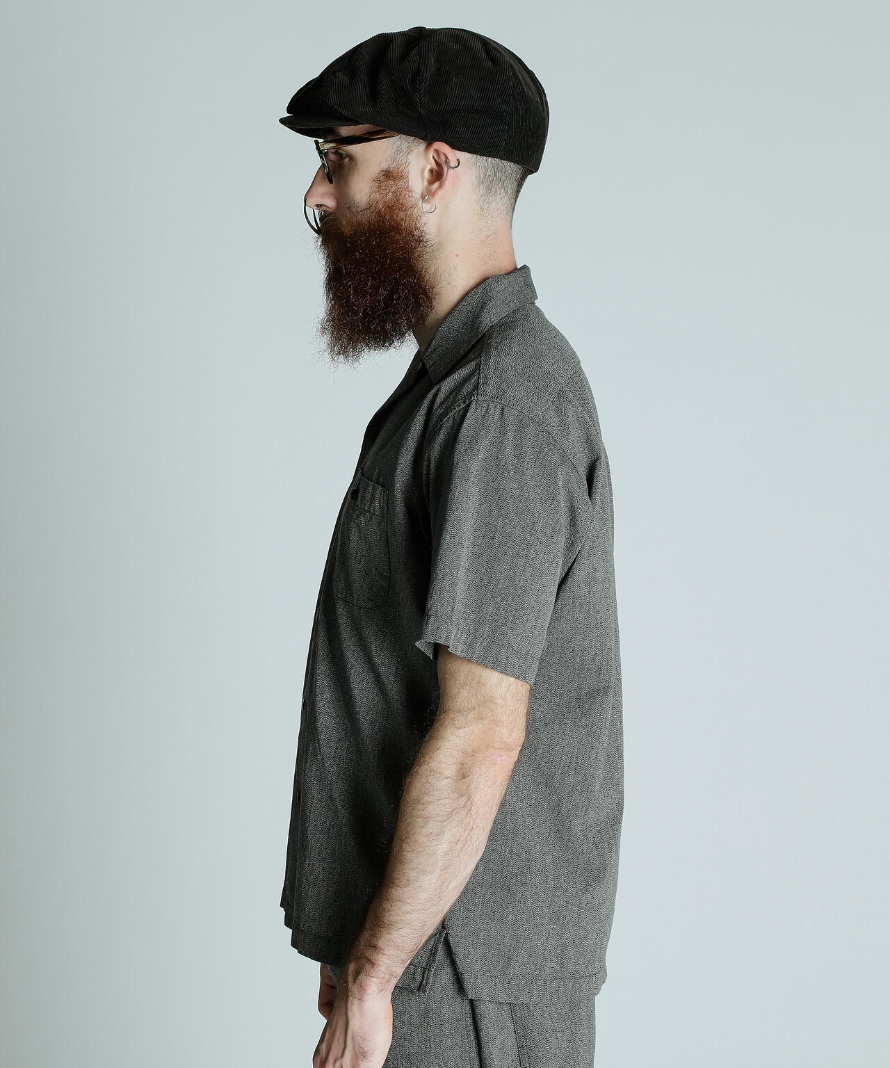 COTTON COVERT SS SHIRT/コットンコバート 半袖 シャツ