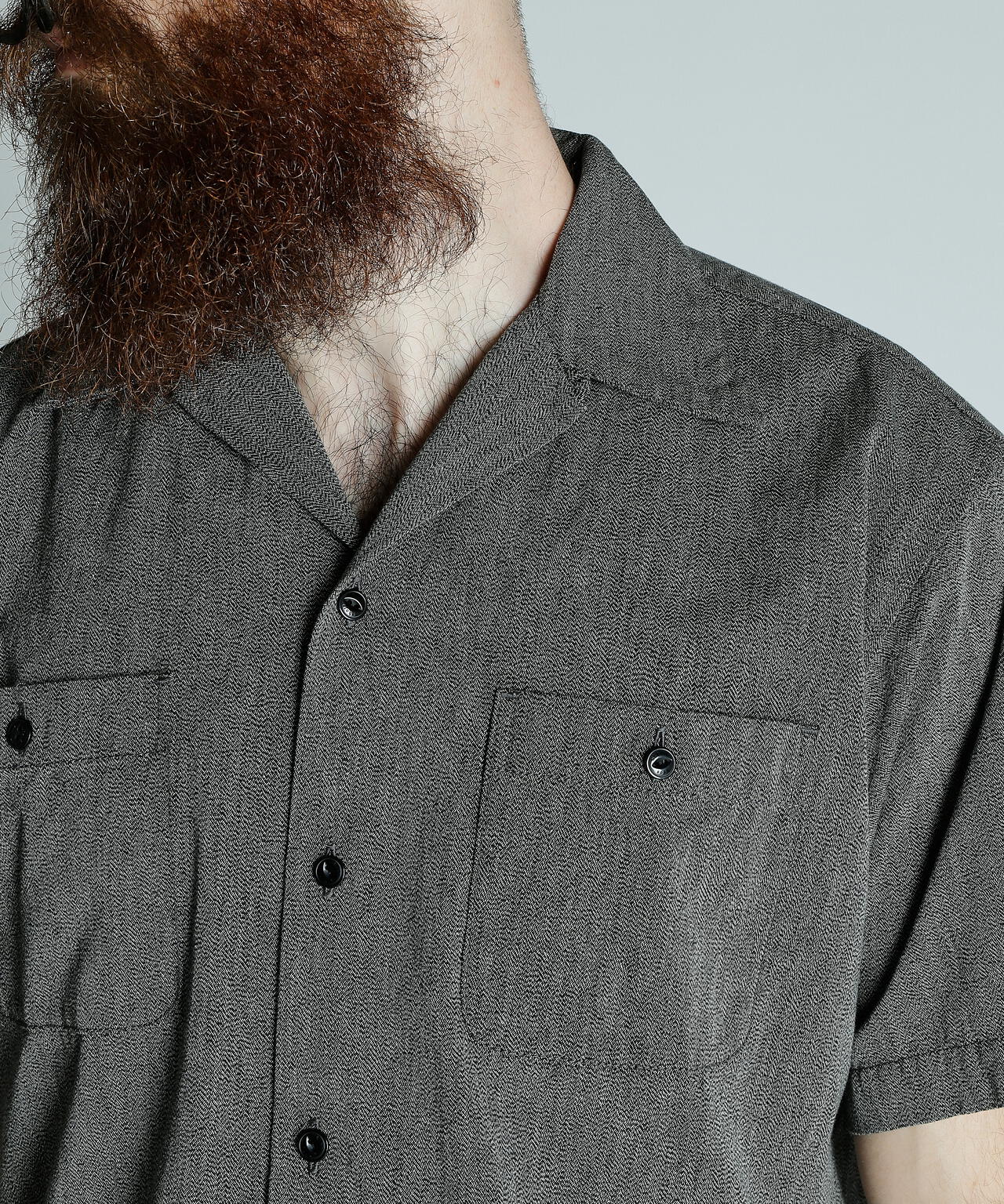 COTTON COVERT SS SHIRT/コットンコバート 半袖 シャツ