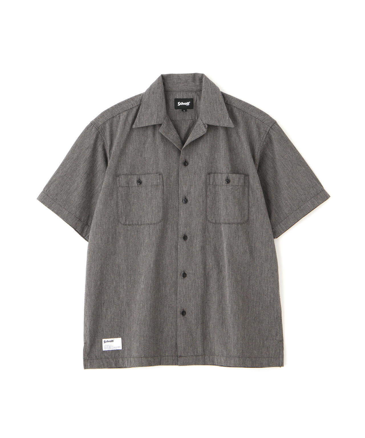COTTON COVERT SS SHIRT/コットンコバート 半袖 シャツ