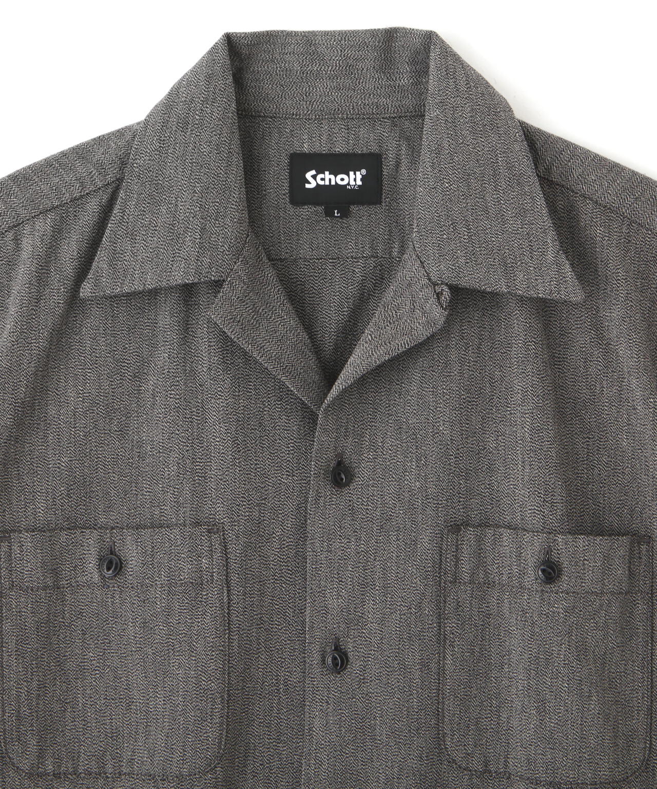 COTTON COVERT SS SHIRT/コットンコバート 半袖 シャツ