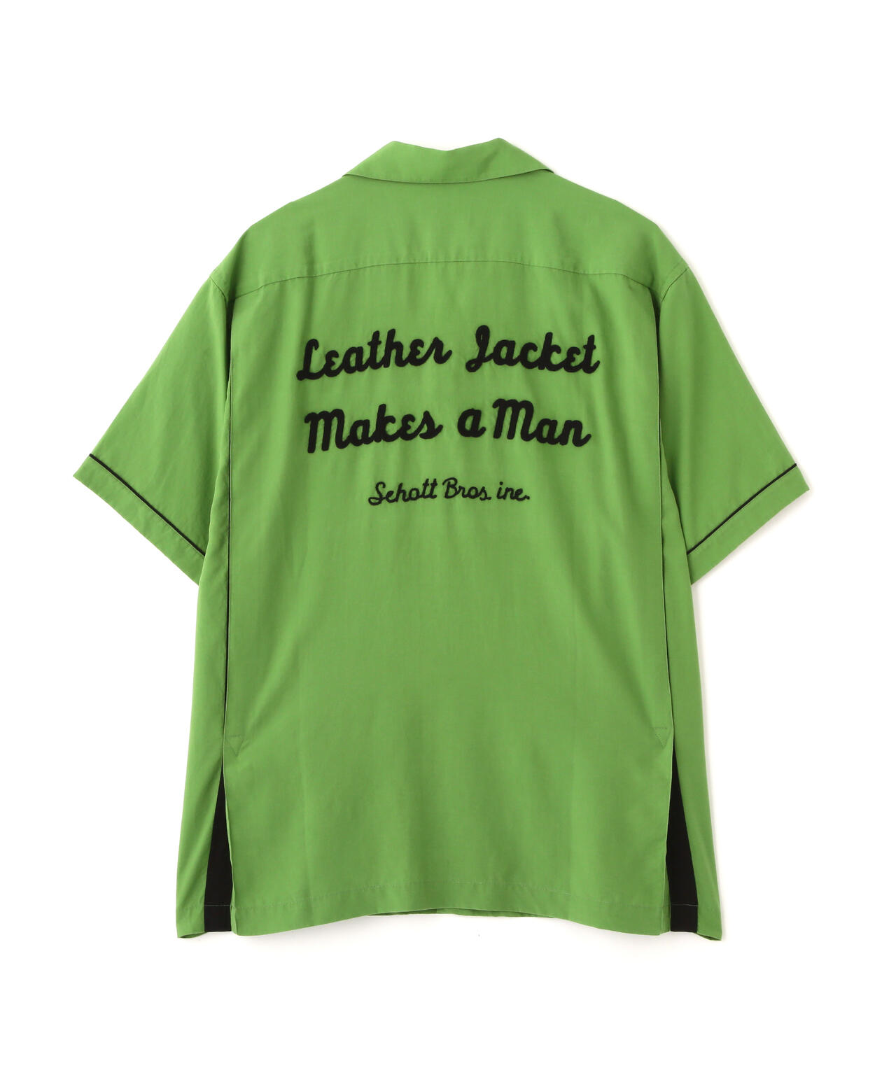 BOWLING SS SHIRT'LEATHER JACKET MAKES A MAN/ボーリングSSシャツ