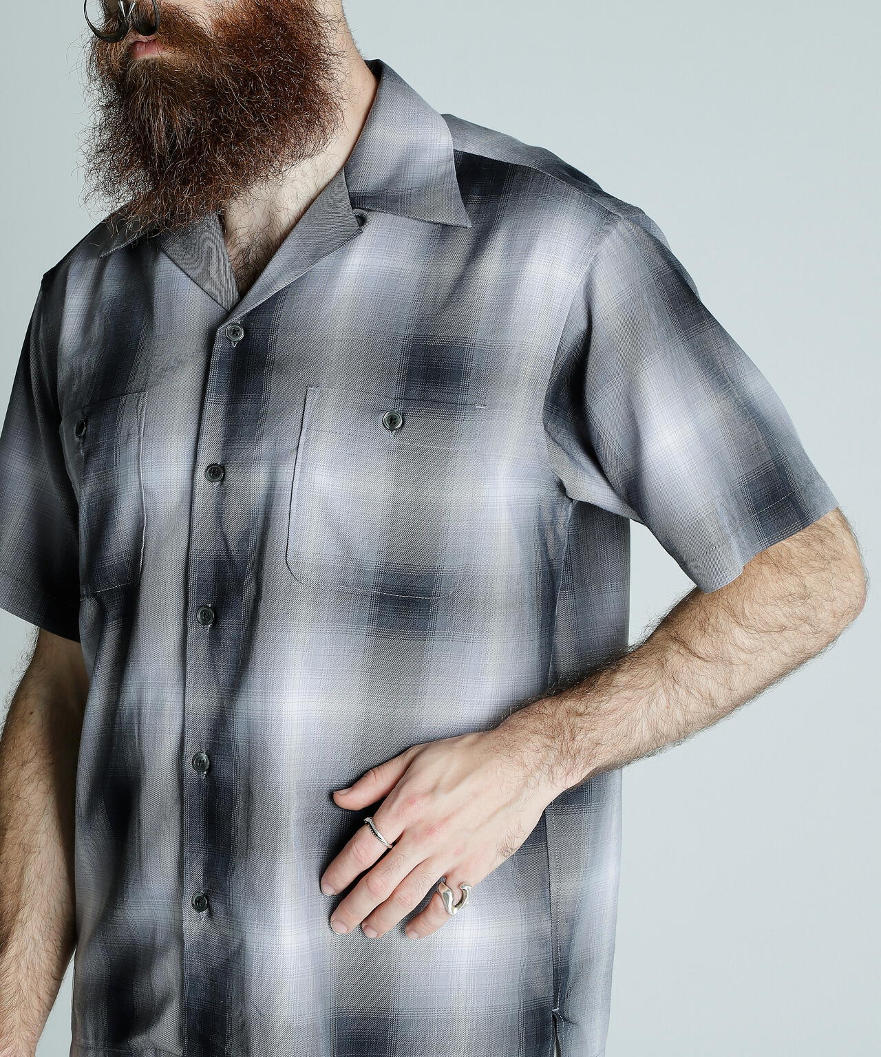 OMBRE SS SHIRT/オンブレ SSシャツ