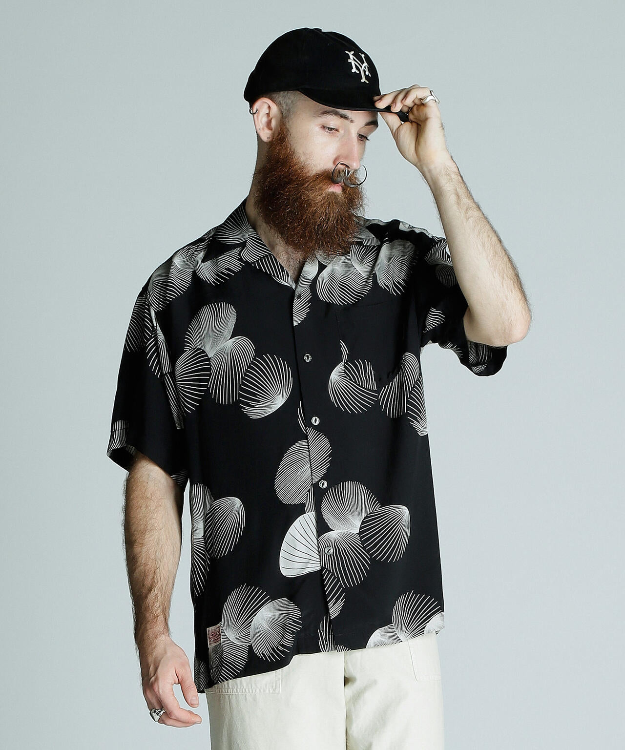 ×PJ/×パイナップルジュース/RAYON SHIRT SHELL/レーヨンシャツ シェル