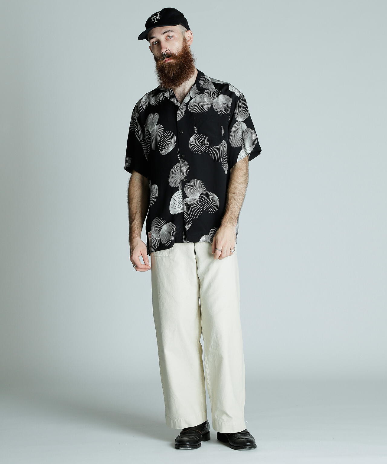 ×PJ/×パイナップルジュース/RAYON SHIRT SHELL/レーヨンシャツ シェル
