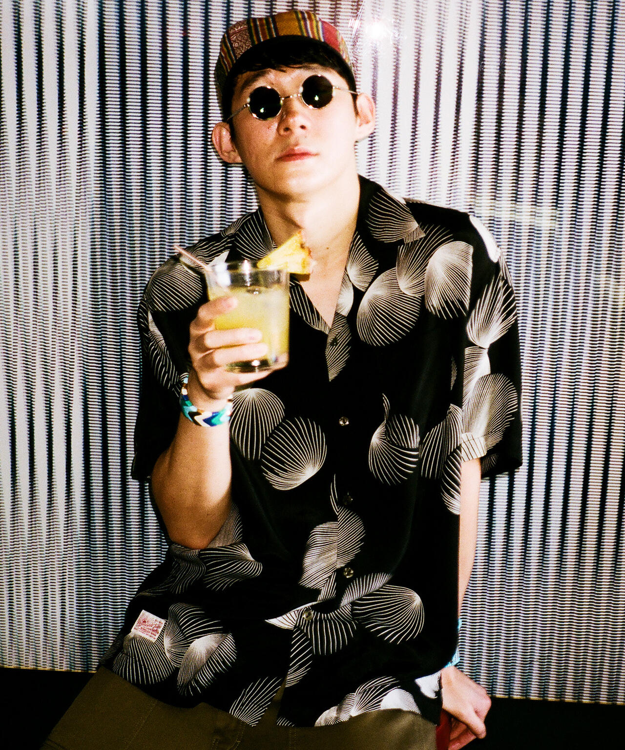 ×PJ/×パイナップルジュース/RAYON SHIRT SHELL/レーヨンシャツ シェル