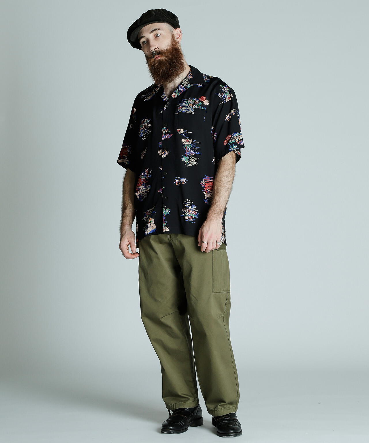 ×PJ/×パイナップルジュース/RAYON SHIRT ALOHALAND/レーヨンシャツ アロハランド