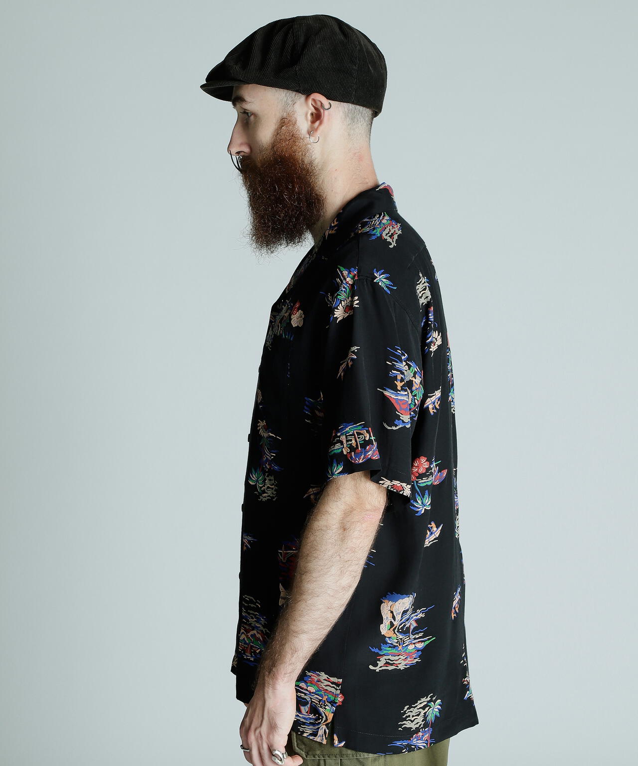 ×PJ/×パイナップルジュース/RAYON SHIRT ALOHALAND/レーヨンシャツ アロハランド