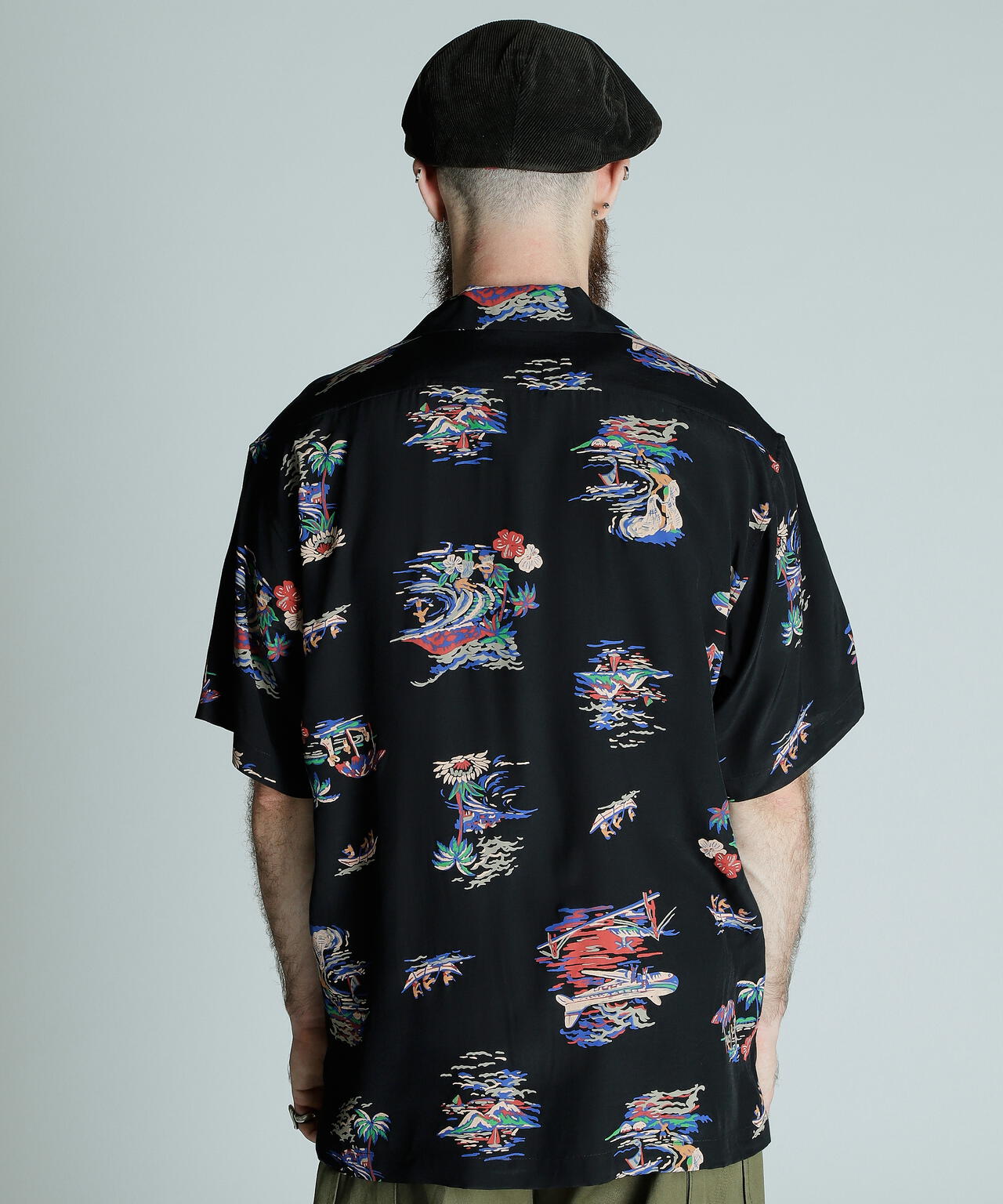 ×PJ/×パイナップルジュース/RAYON SHIRT ALOHALAND/レーヨンシャツ アロハランド