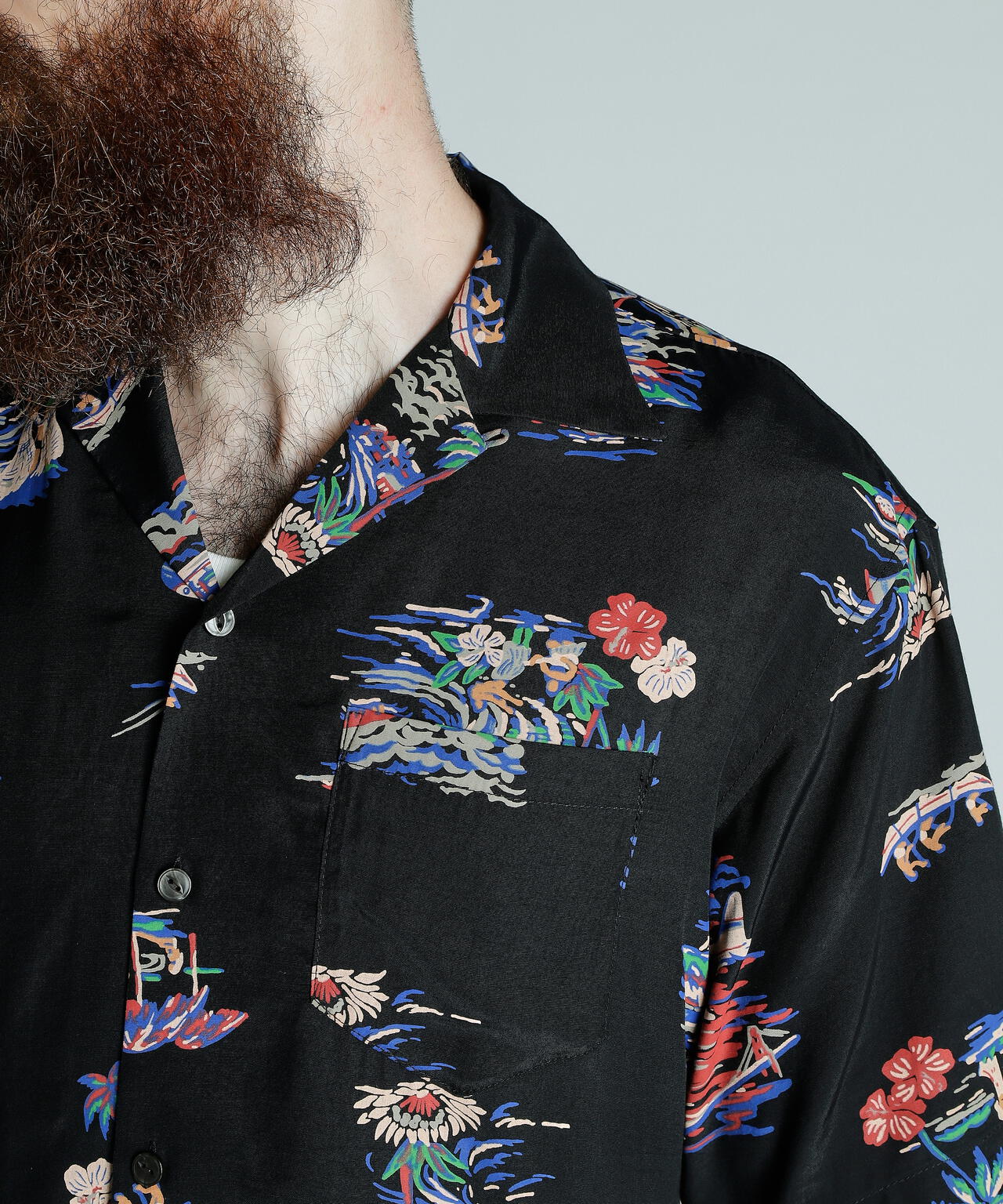 ×PJ/×パイナップルジュース/RAYON SHIRT ALOHALAND/レーヨンシャツ アロハランド