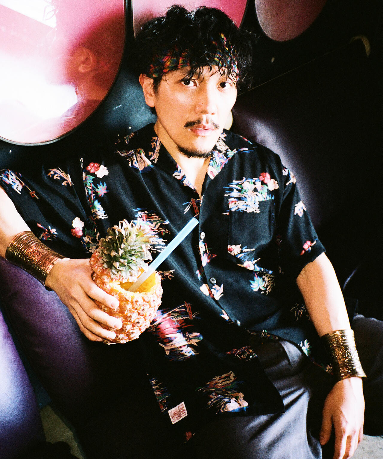 ×PJ/×パイナップルジュース/RAYON SHIRT ALOHALAND/レーヨンシャツ アロハランド