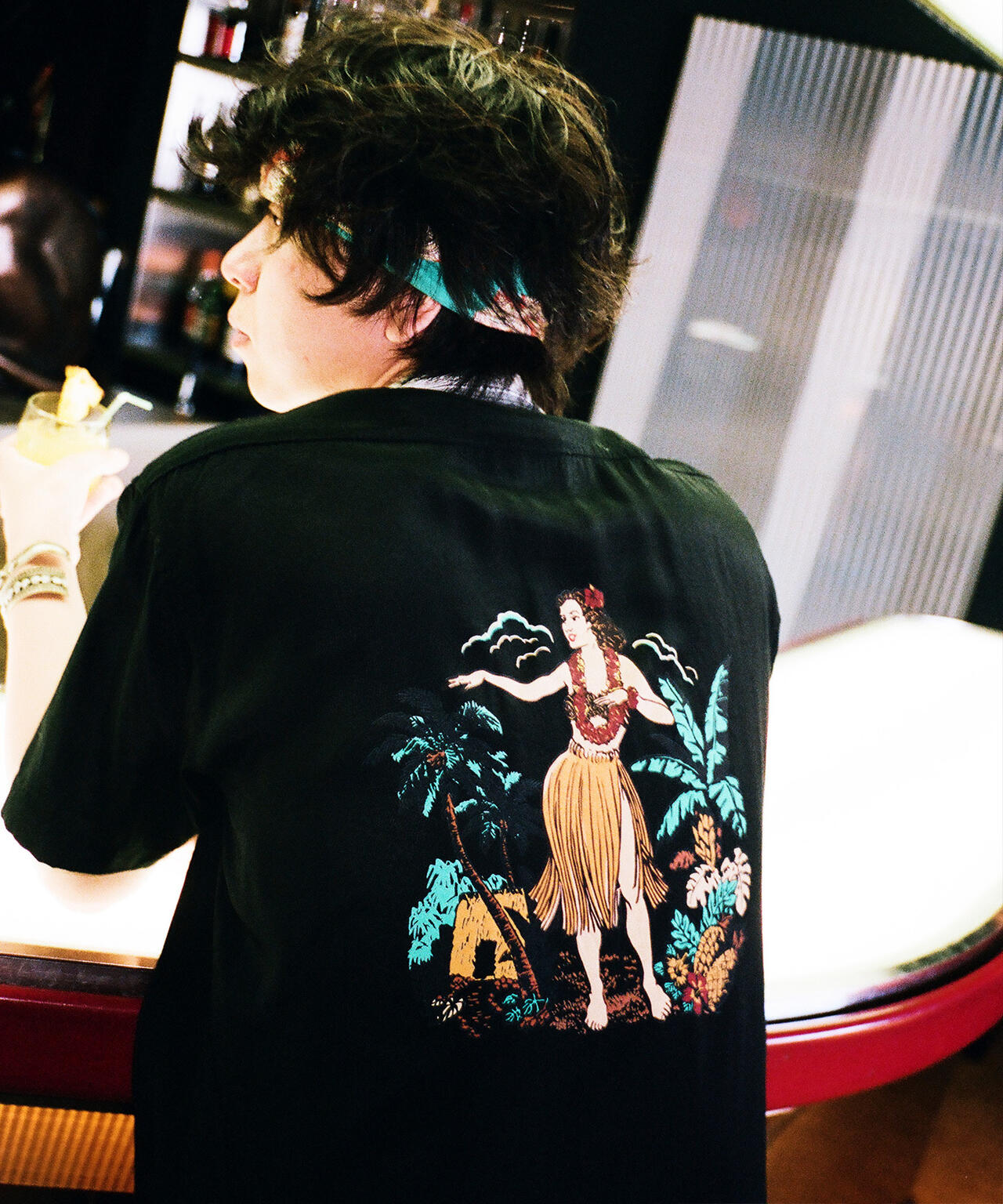 ×PJ/×パイナップルジュース/RAYON SHIRT BEACH/レーヨンシャツ ビーチ