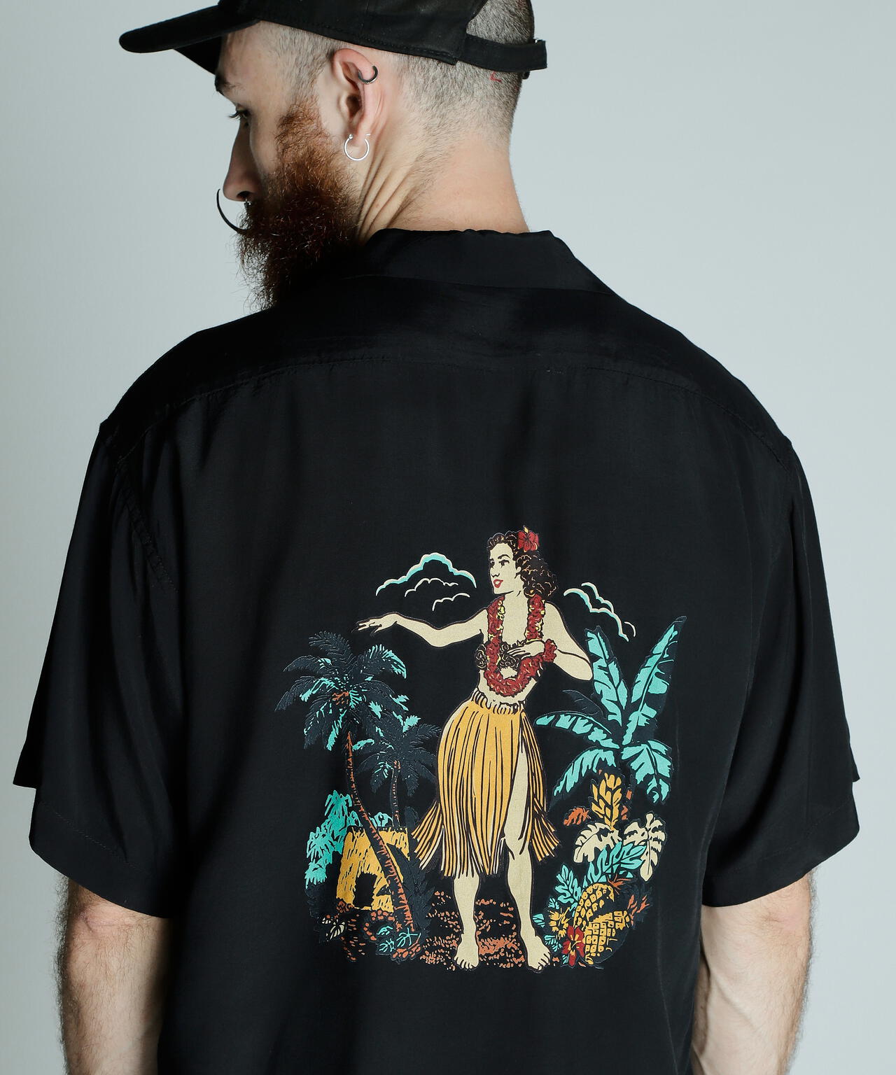 ×PJ/×パイナップルジュース/RAYON SHIRT BEACH/レーヨンシャツ ビーチ