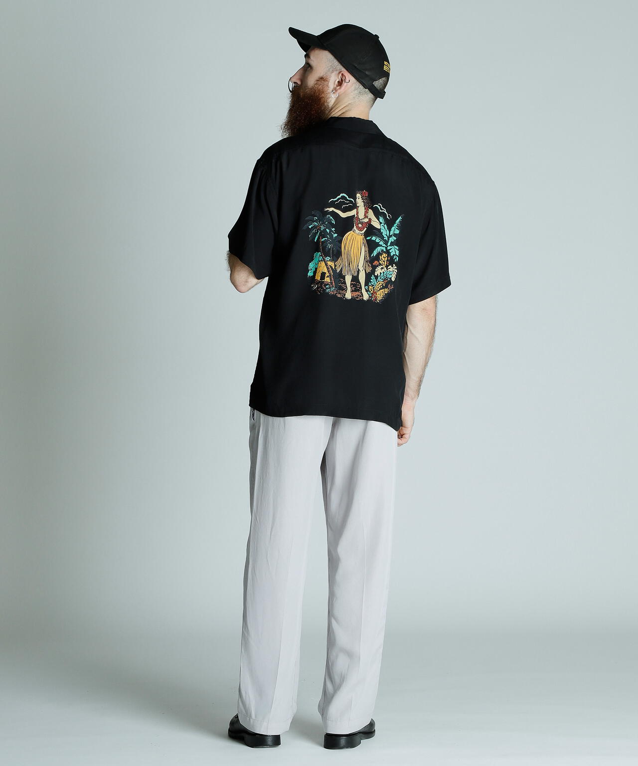 ×PJ/×パイナップルジュース/RAYON SHIRT BEACH/レーヨンシャツ ビーチ