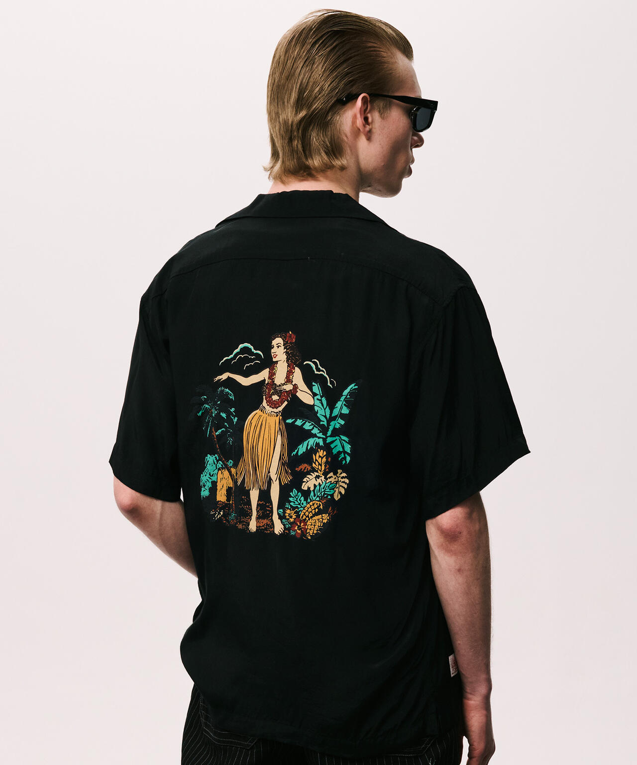 ×PJ/×パイナップルジュース/RAYON SHIRT BEACH/レーヨンシャツ ビーチ