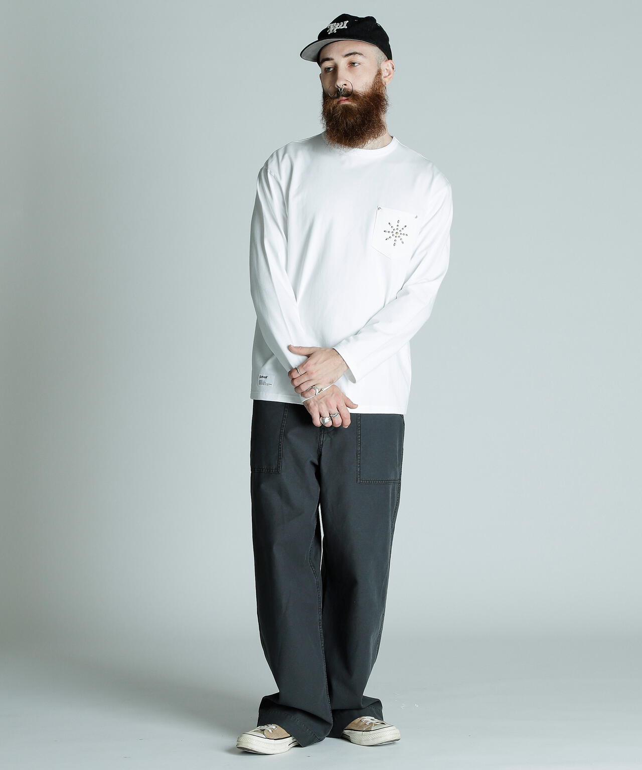 DEER STUDS LS T-SHIRT BURST/ディア スタッズ LS Tシャツ ブレスト