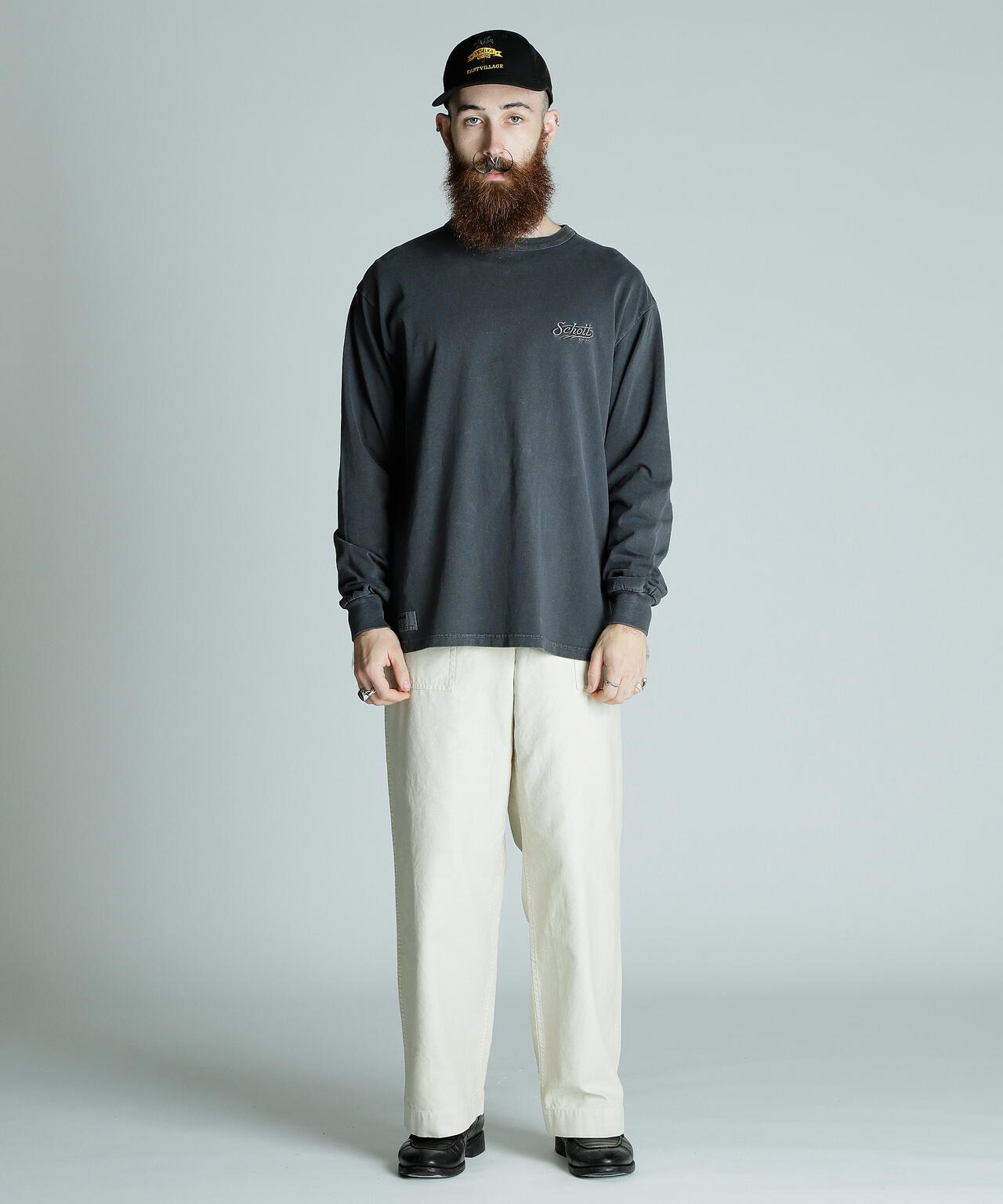 PIGMENT LS T-SHIRT BOLT LOGO/ピグメントLS Tシャツ ボルトロゴ