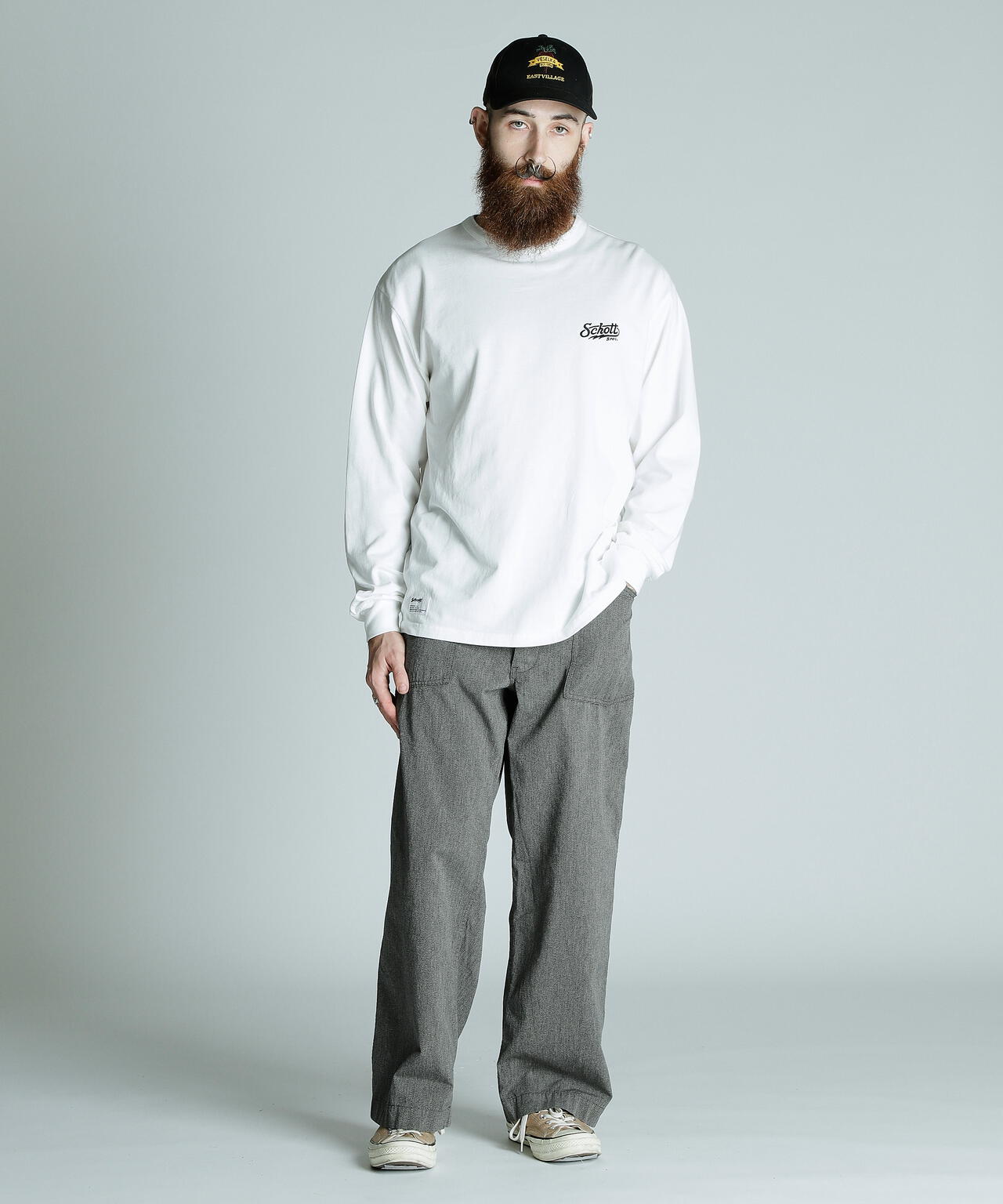 PIGMENT LS T-SHIRT BOLT LOGO/ピグメントLS Tシャツ ボルトロゴ