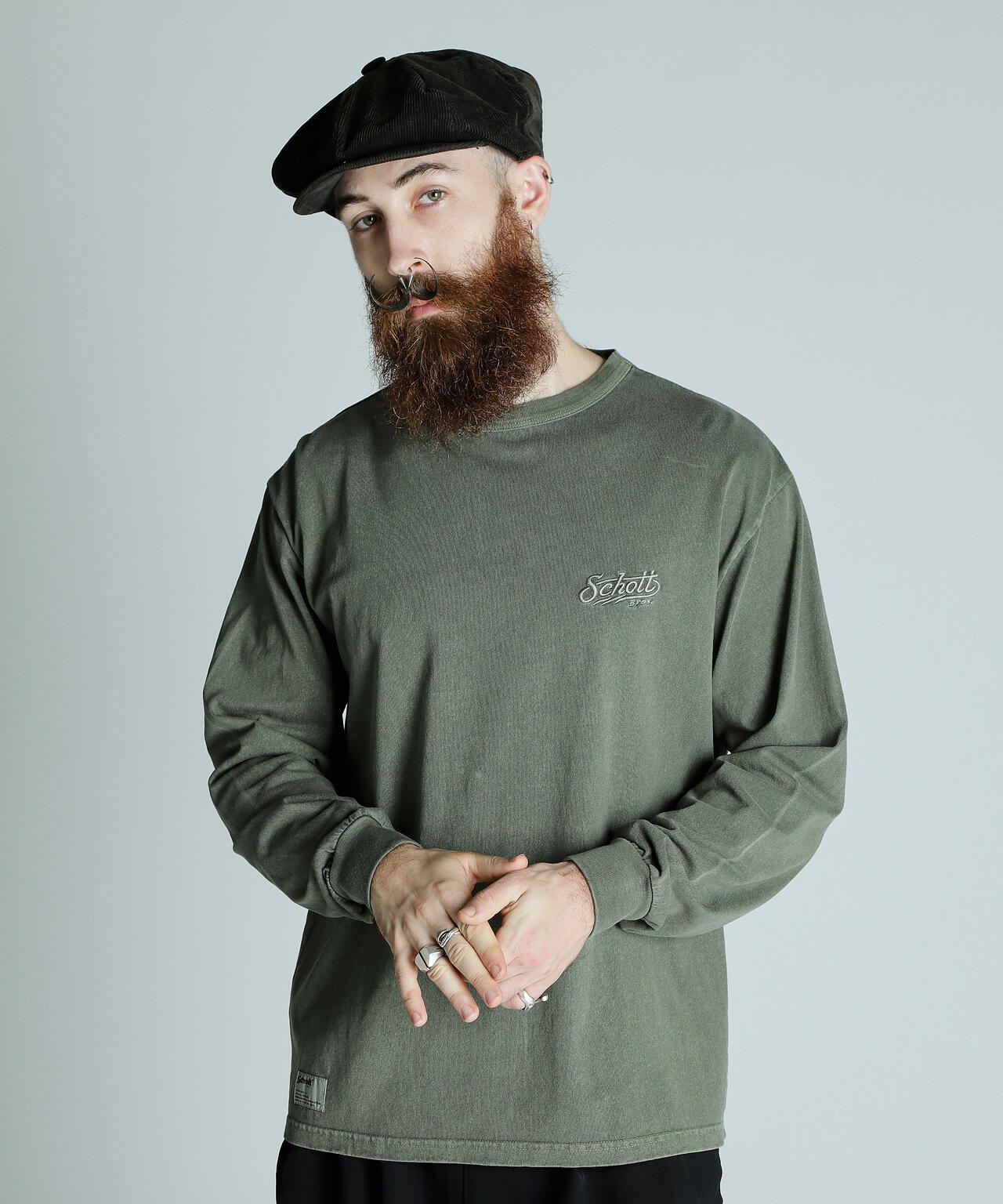 PIGMENT LS T-SHIRT BOLT LOGO/ピグメントLS Tシャツ ボルトロゴ