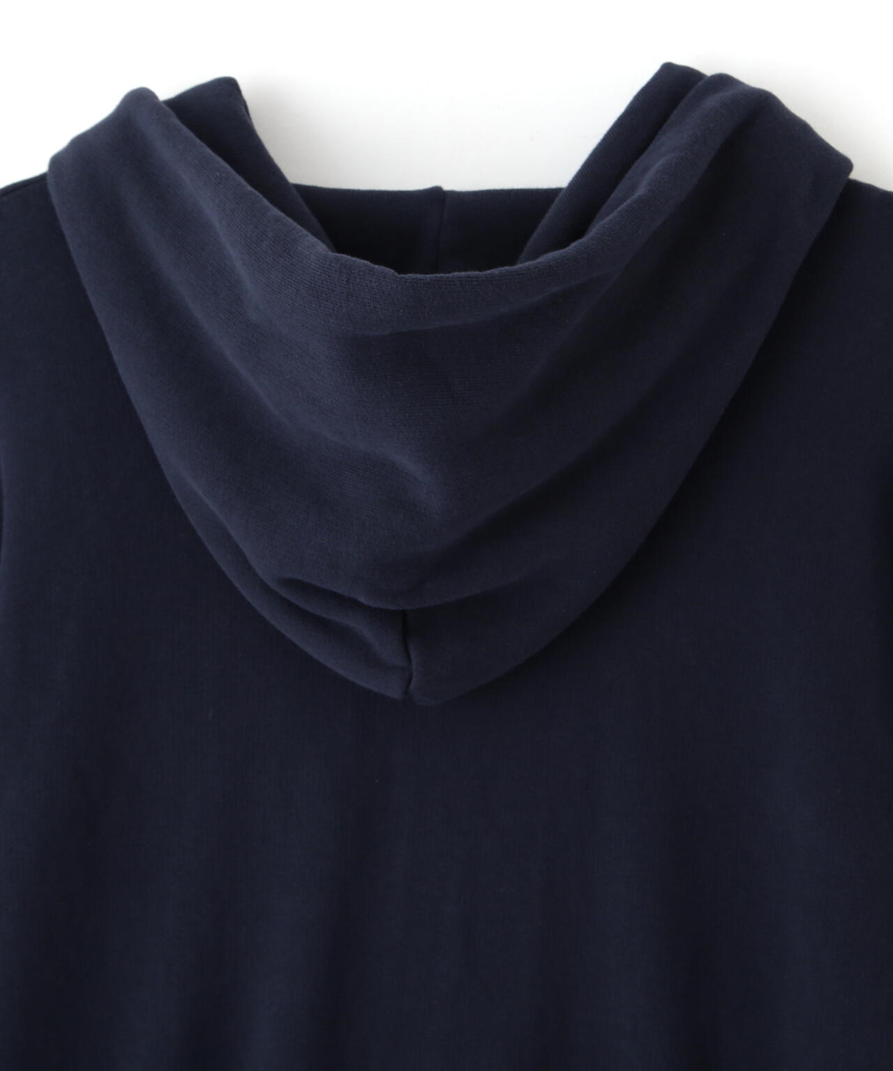 LEATHER ELBOW PATCH ZIP HOODED SWEAT/レザー エルボーパッチ ジップパーカー