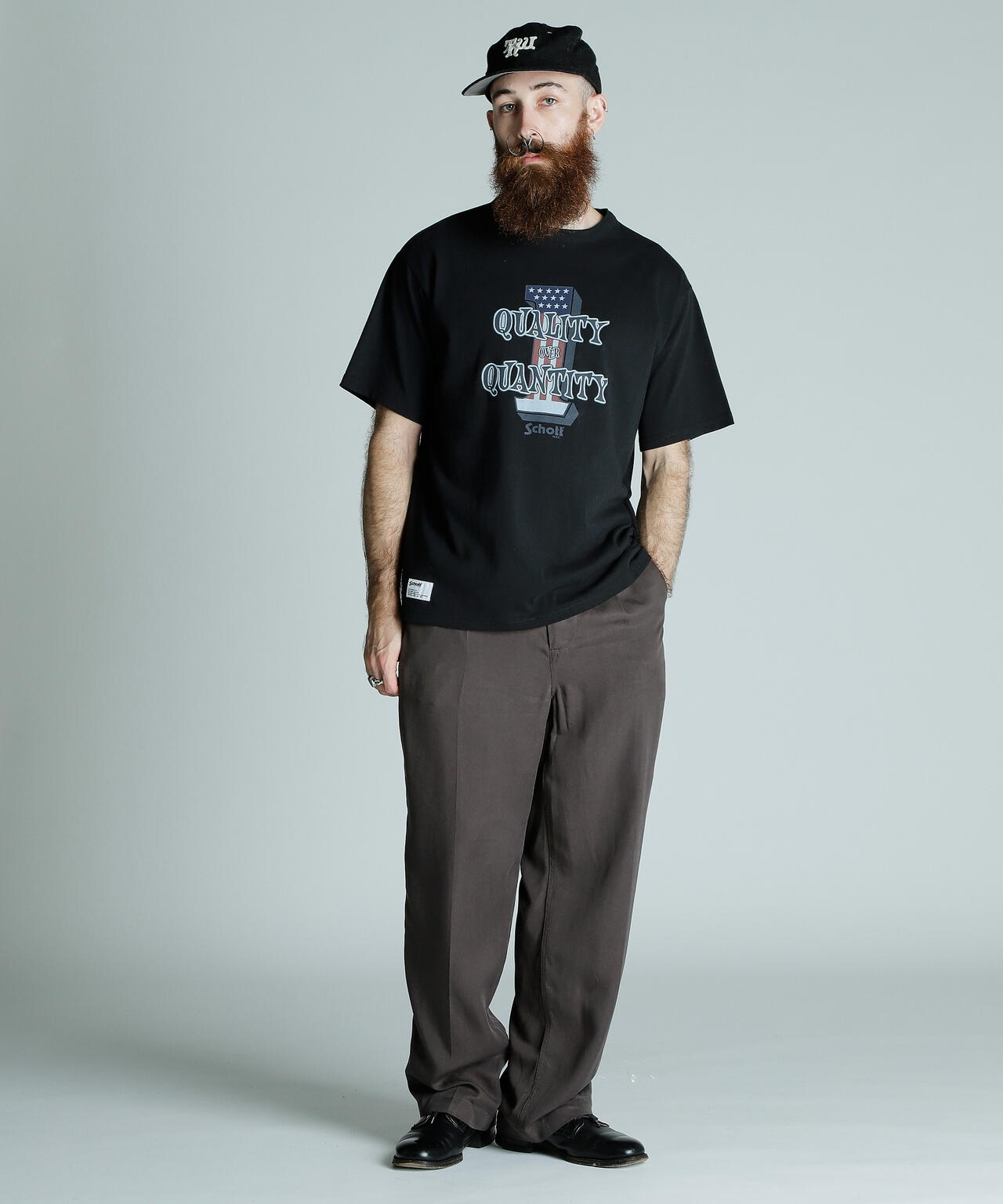 T-SHIRT QUALITY OVER QUANITY/クオリティ・オーバー・クオンティティ Tシャツ