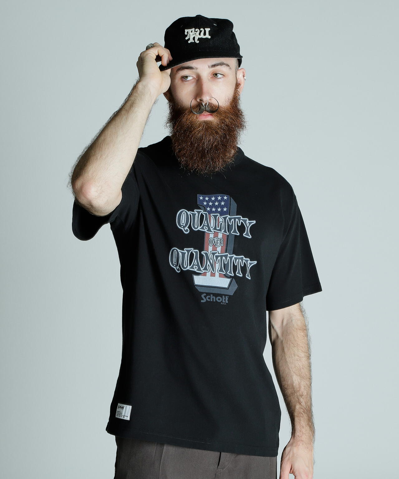 T-SHIRT QUALITY OVER QUANITY/クオリティ・オーバー・クオンティティ Tシャツ