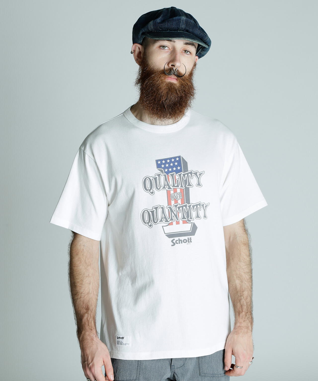 T-SHIRT QUALITY OVER QUANITY/クオリティ・オーバー・クオンティティ Tシャツ