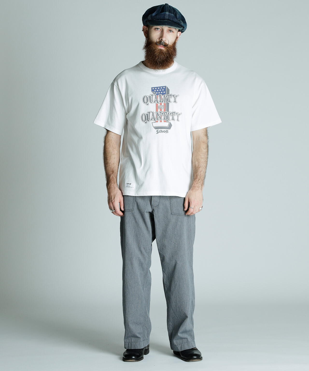 T-SHIRT QUALITY OVER QUANITY/クオリティ・オーバー・クオンティティ Tシャツ