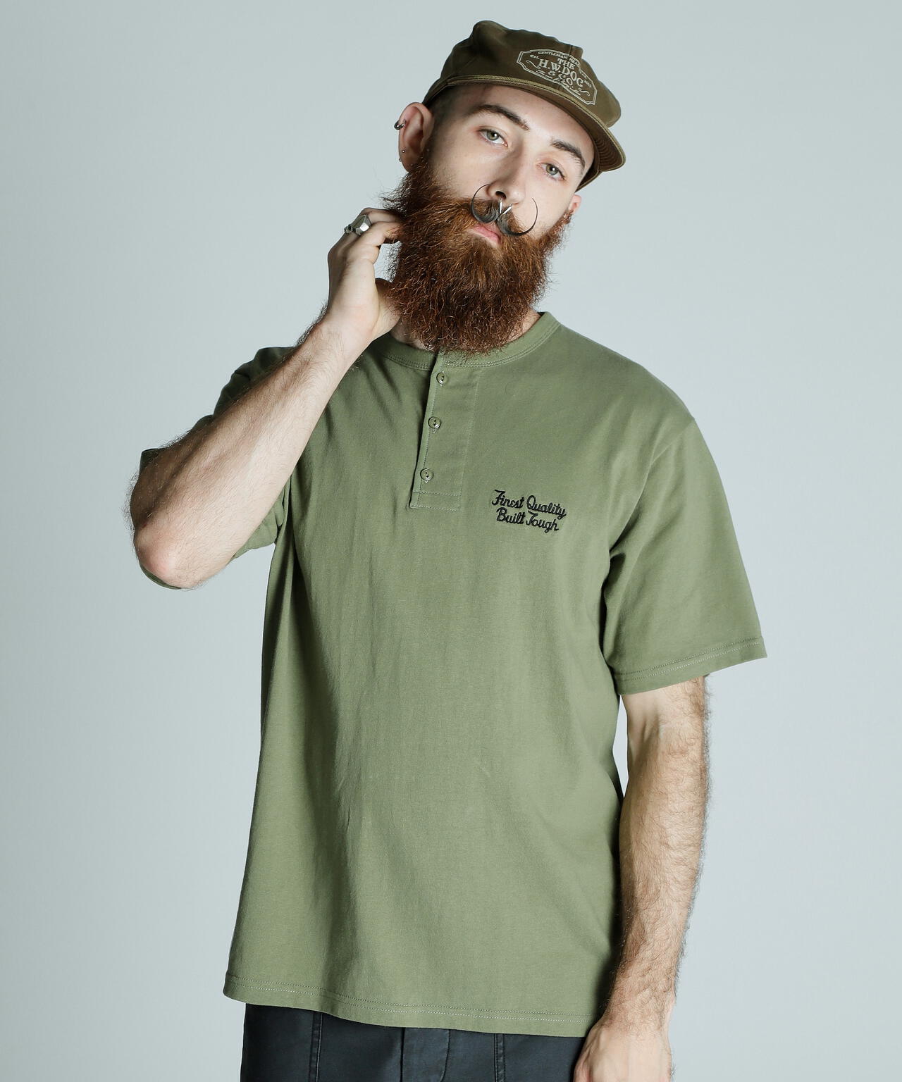 HENLEY T-SHIRT FINEST QUALITYBUILTTOUG/ヘンリーネック Tシャツ ファイネスト クオリティ ビルドタフ