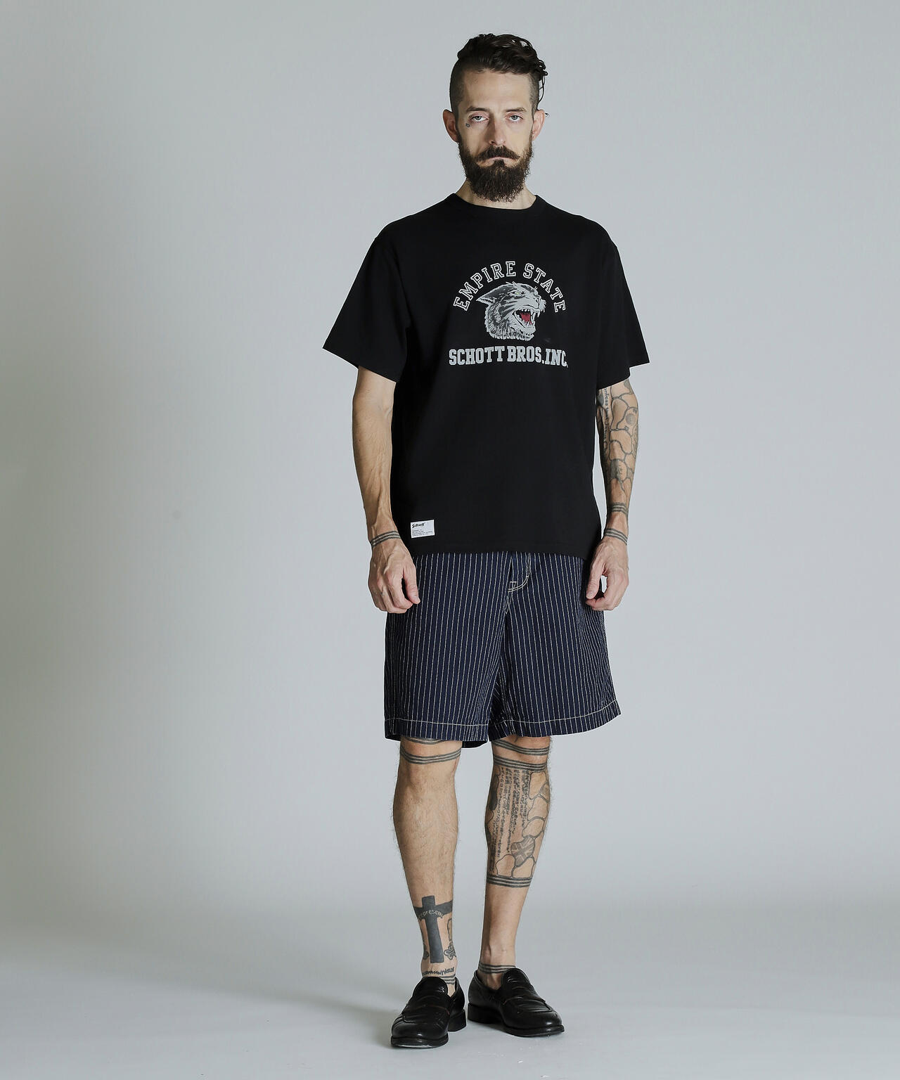 T-SHIRT COLOR FLOCKY BLACK PANTHER/カラーフロッキー ブラックパンサーTシャツ