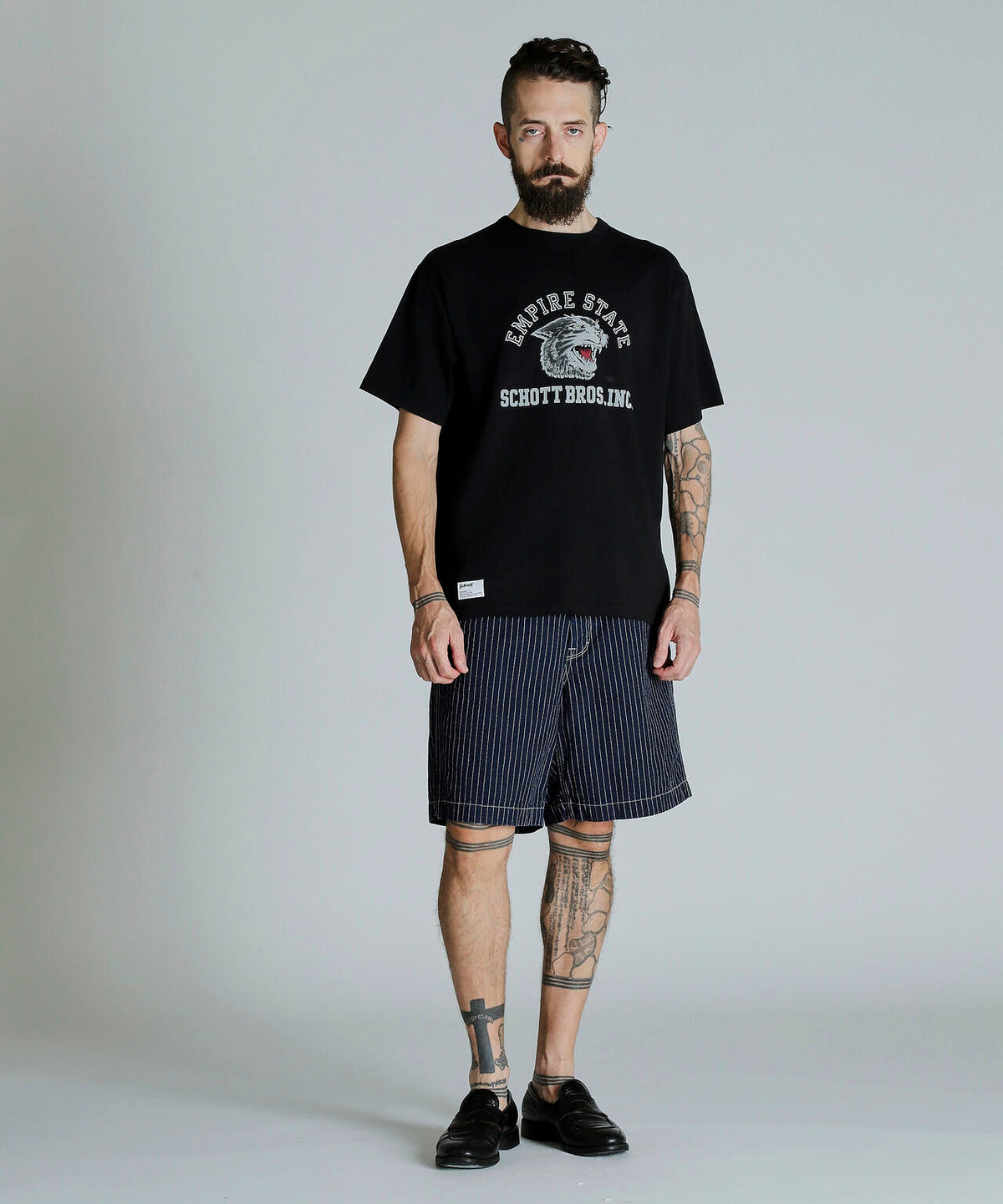 T-SHIRT COLOR FLOCKY BLACK PANTHER/カラーフロッキー ブラックパンサーTシャツ