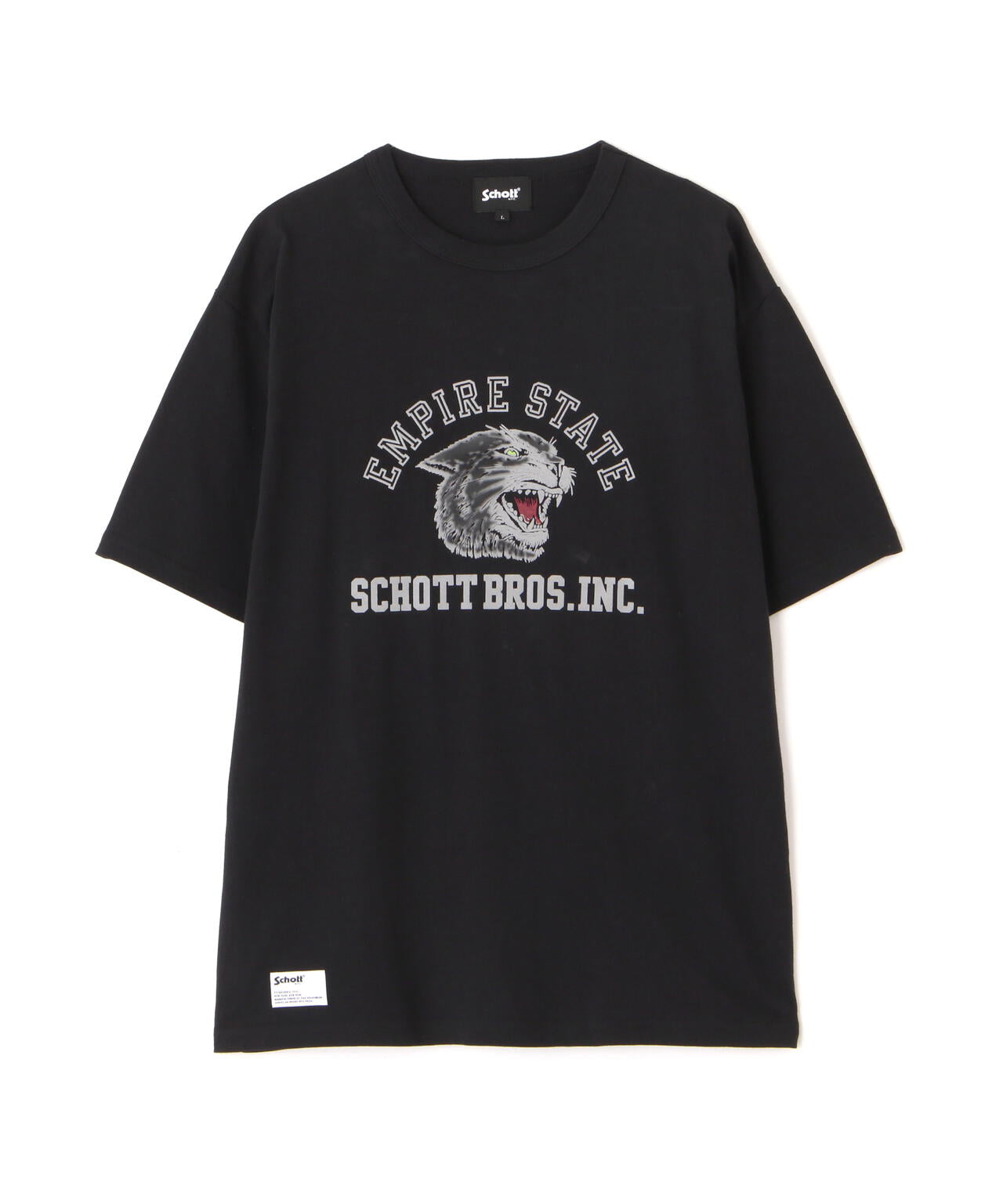 T-SHIRT COLOR FLOCKY BLACK PANTHER/カラーフロッキー ブラックパンサーTシャツ