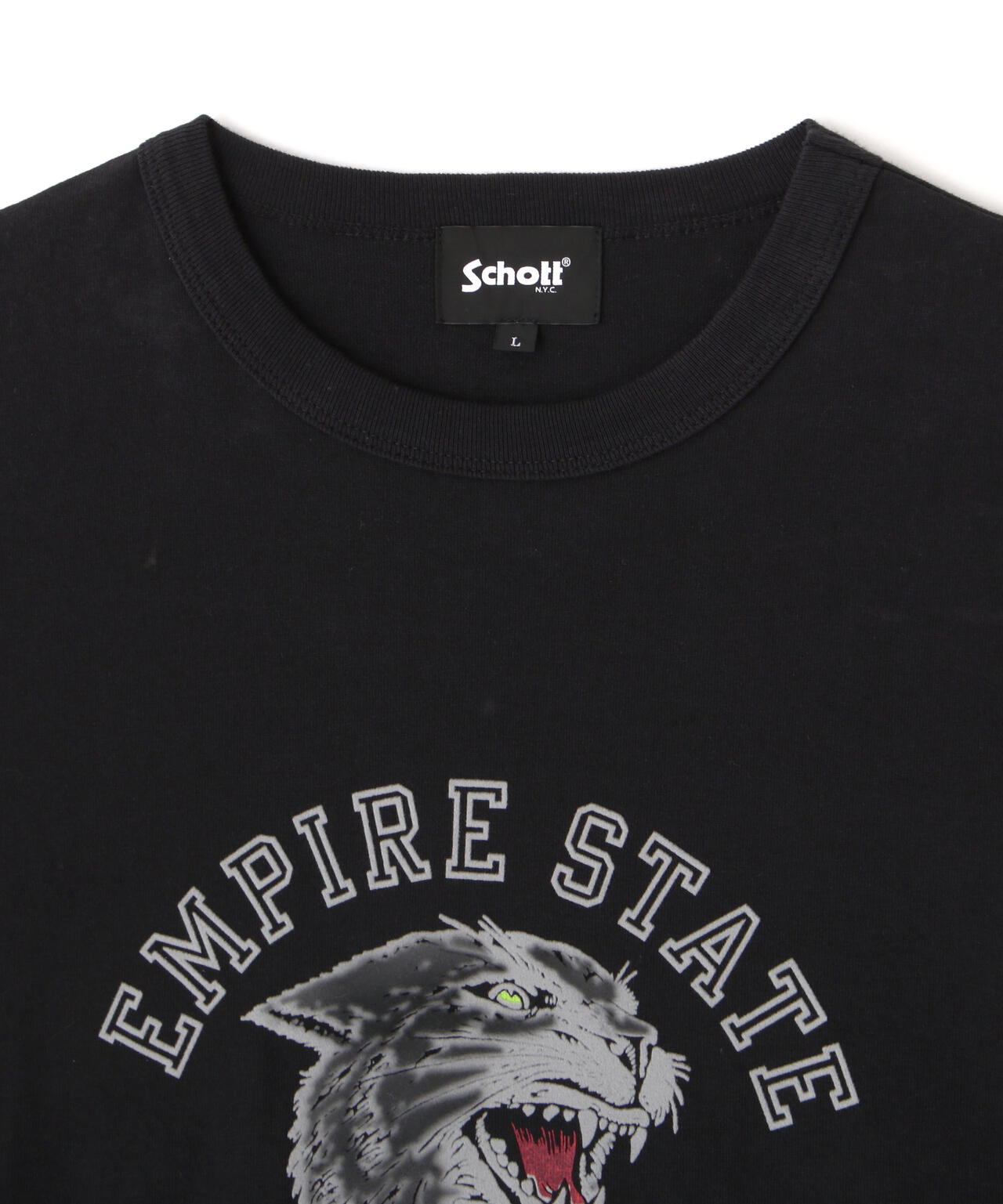 T-SHIRT COLOR FLOCKY BLACK PANTHER/カラーフロッキー ブラックパンサーTシャツ