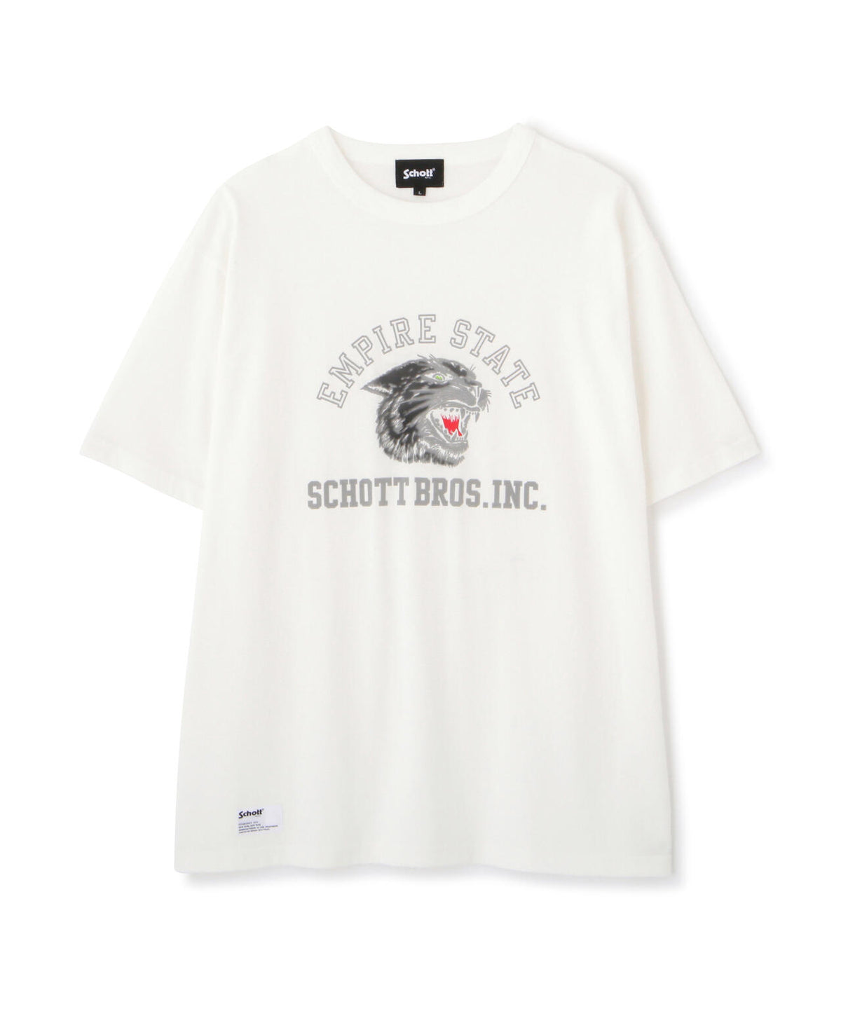 T-SHIRT COLOR FLOCKY BLACK PANTHER/カラーフロッキー ブラックパンサーTシャツ