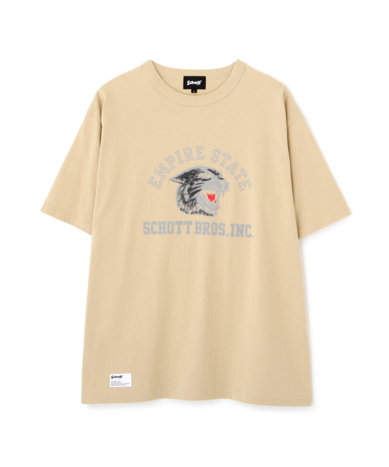 T-SHIRT COLOR FLOCKY BLACK PANTHER/カラーフロッキー ブラックパンサーTシャツ