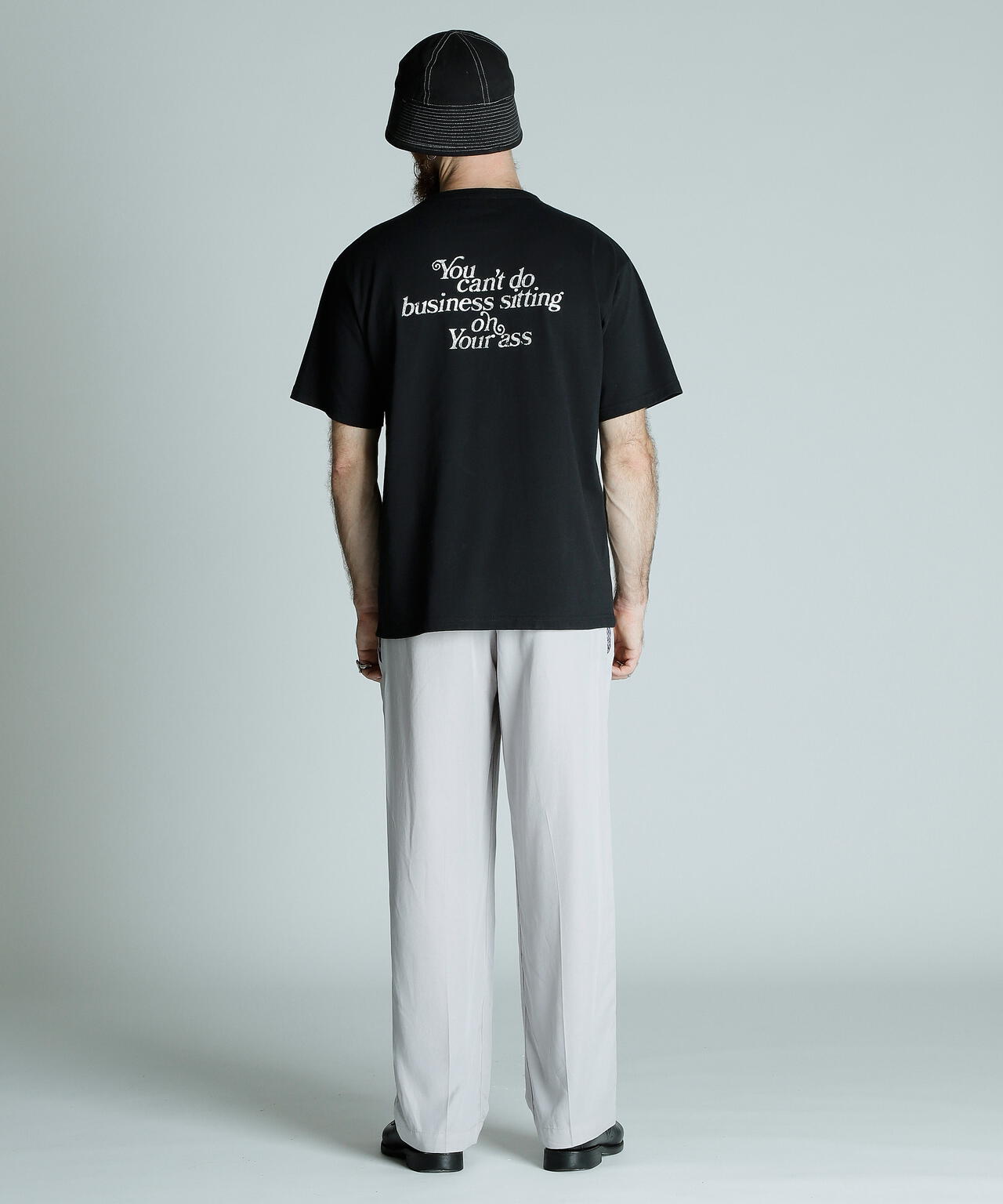 T-SHIRT YOU CANT DO BUSINESS ON YOUR ASS/ユーキャン ビジネス オン ユア アス Tシャツ