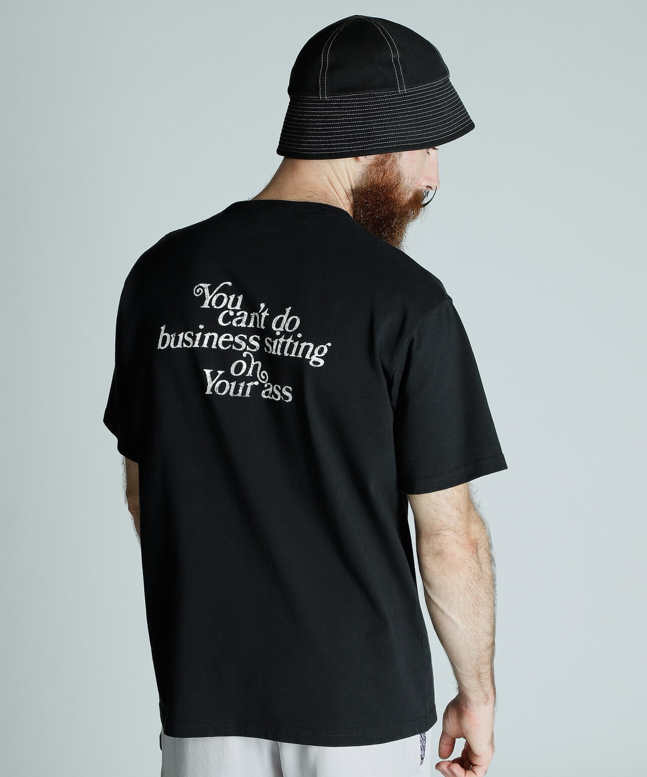 T-SHIRT YOU CANT DO BUSINESS ON YOUR ASS/ユーキャン ビジネス オン ユア アス Tシャツ