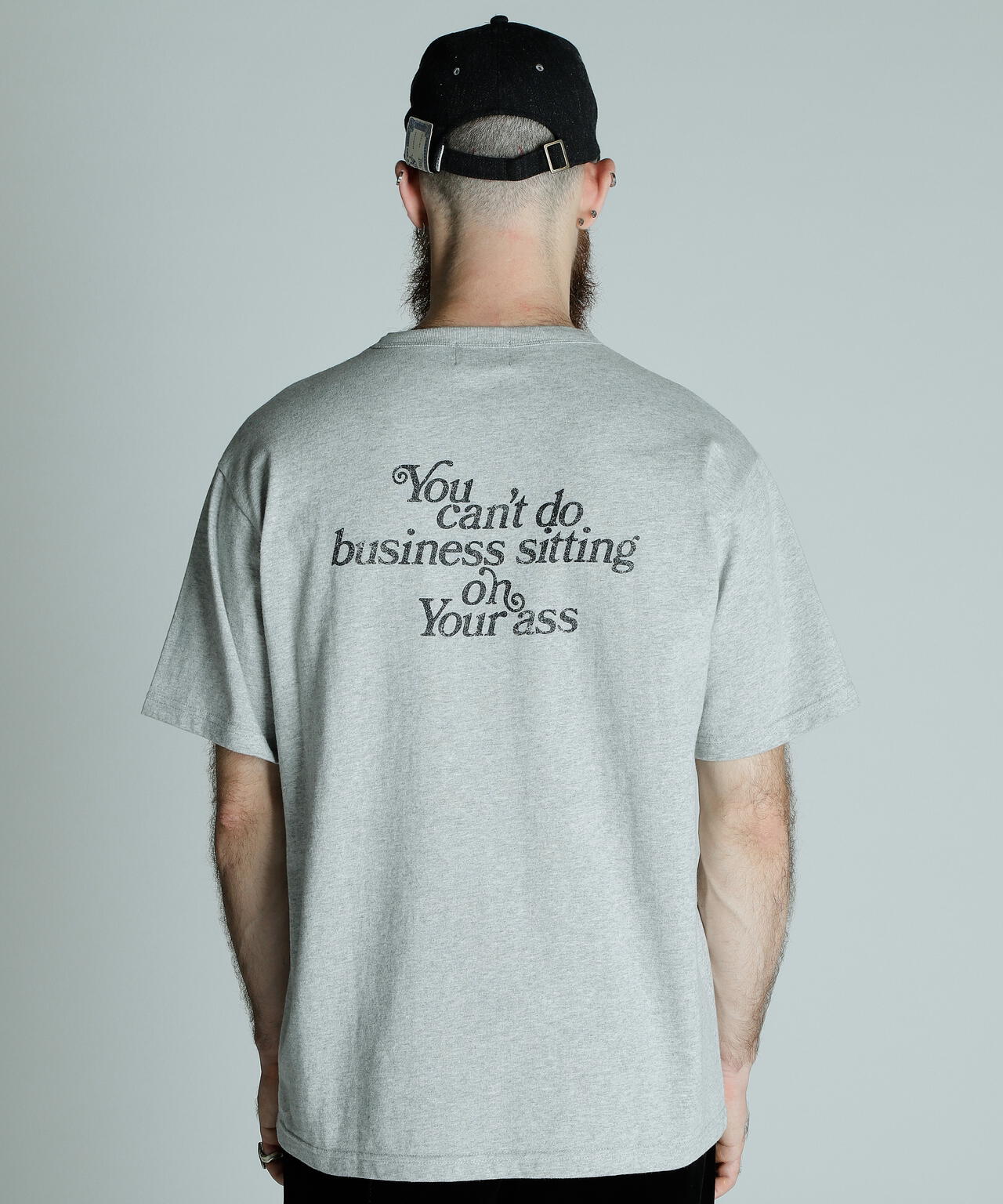 T-SHIRT YOU CANT DO BUSINESS ON YOUR ASS/ユーキャン ビジネス オン ユア アス Tシャツ