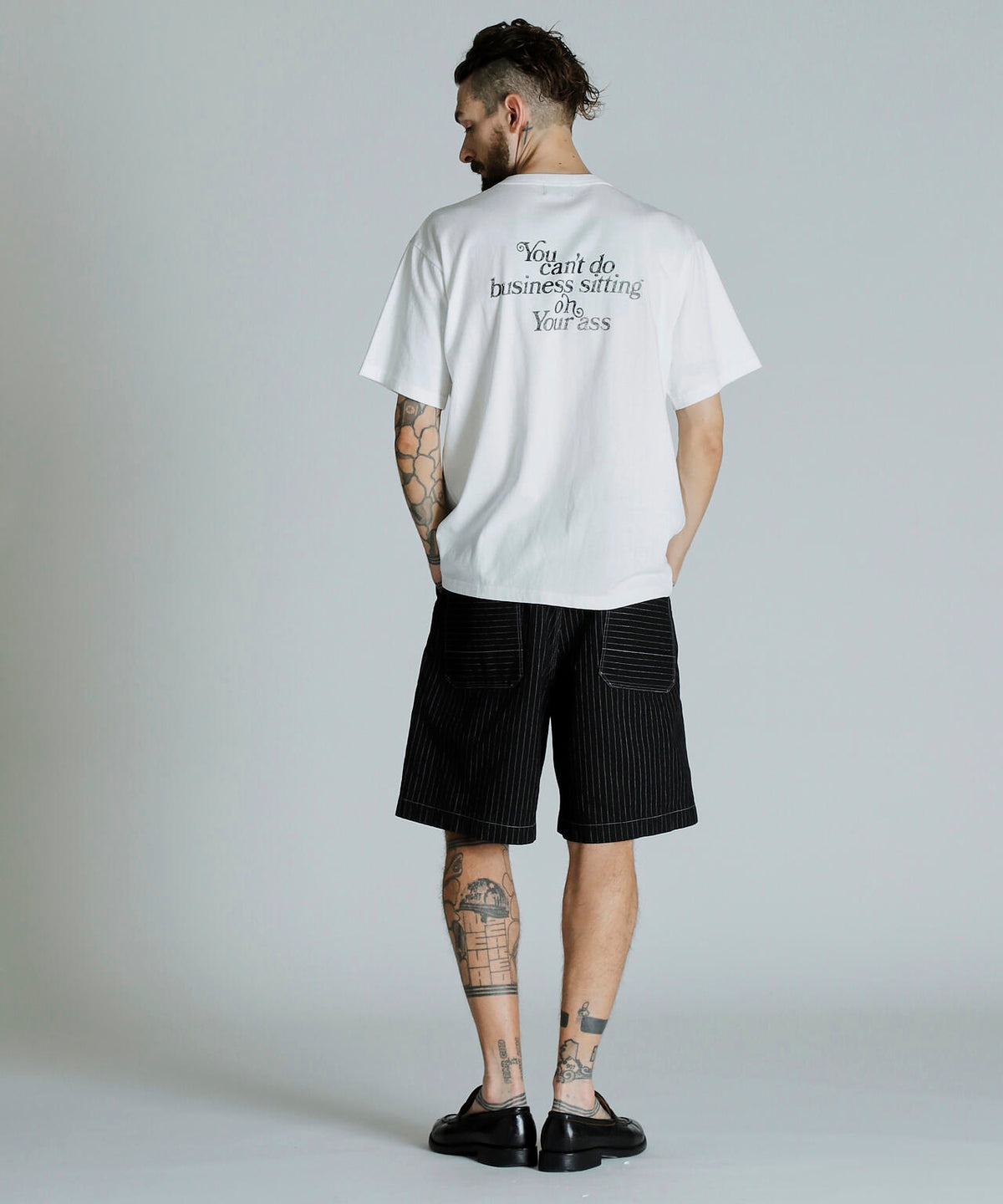 T-SHIRT YOU CANT DO BUSINESS ON YOUR ASS/ユーキャン ビジネス オン ユア アス Tシャツ