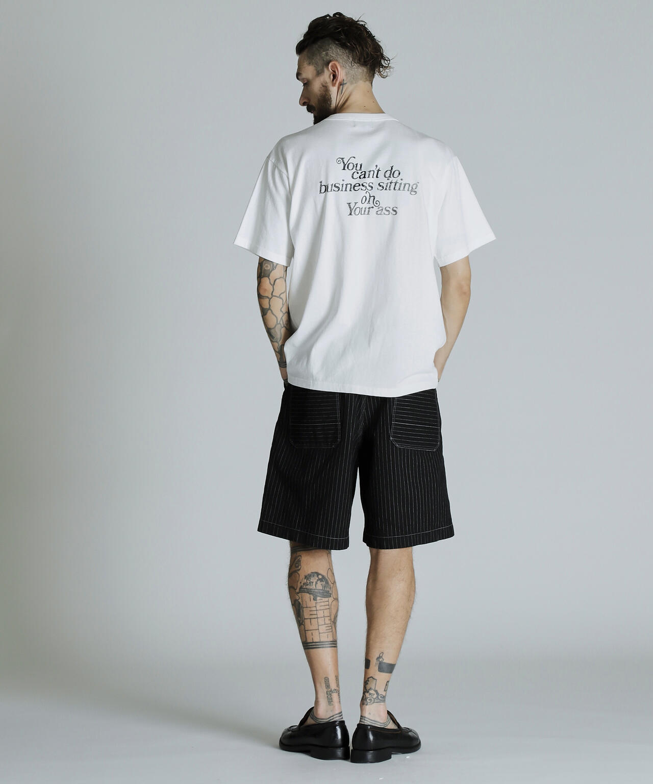 T-SHIRT YOU CANT DO BUSINESS ON YOUR ASS/ユーキャン ビジネス オン ユア アス Tシャツ