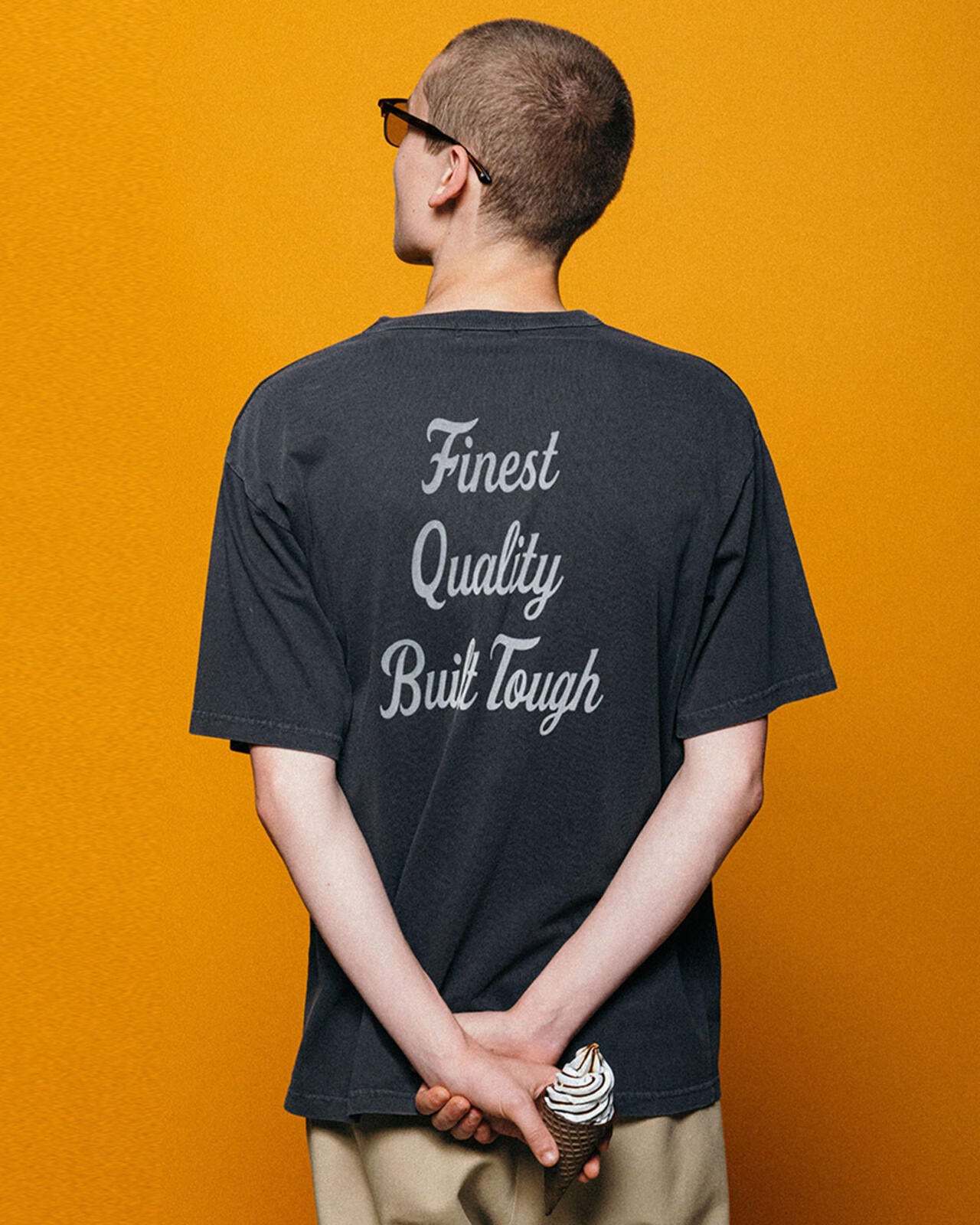 PIGMENT T-SHIRT FLOCKY BULLDOG/ピグメント Tシャツ フロッキーブルドッグ