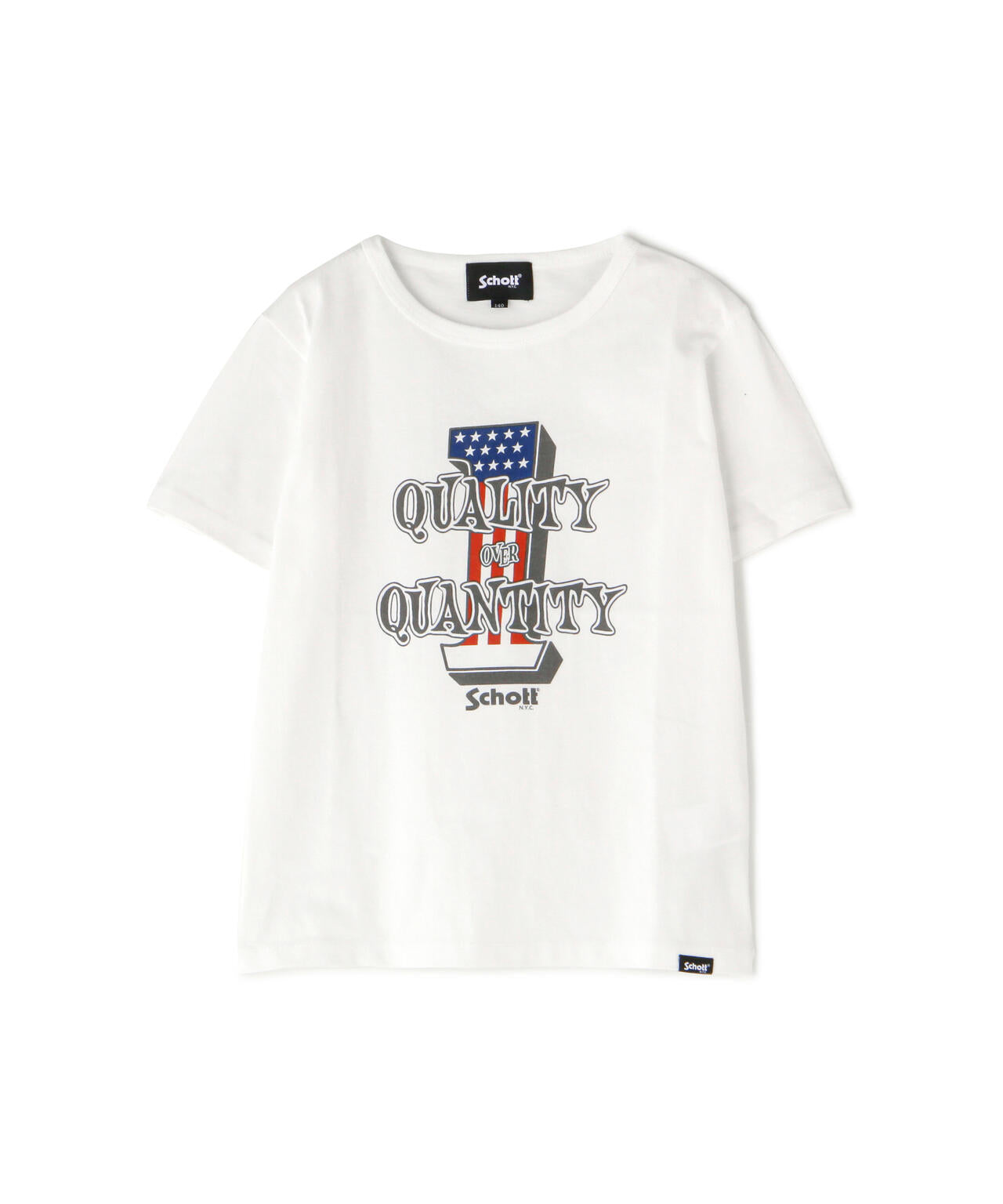 KID'S SS T-SHIRT QUALITY OVER QUANTITY/キッズ Tシャツ クオリティ オーバー クアンティティ